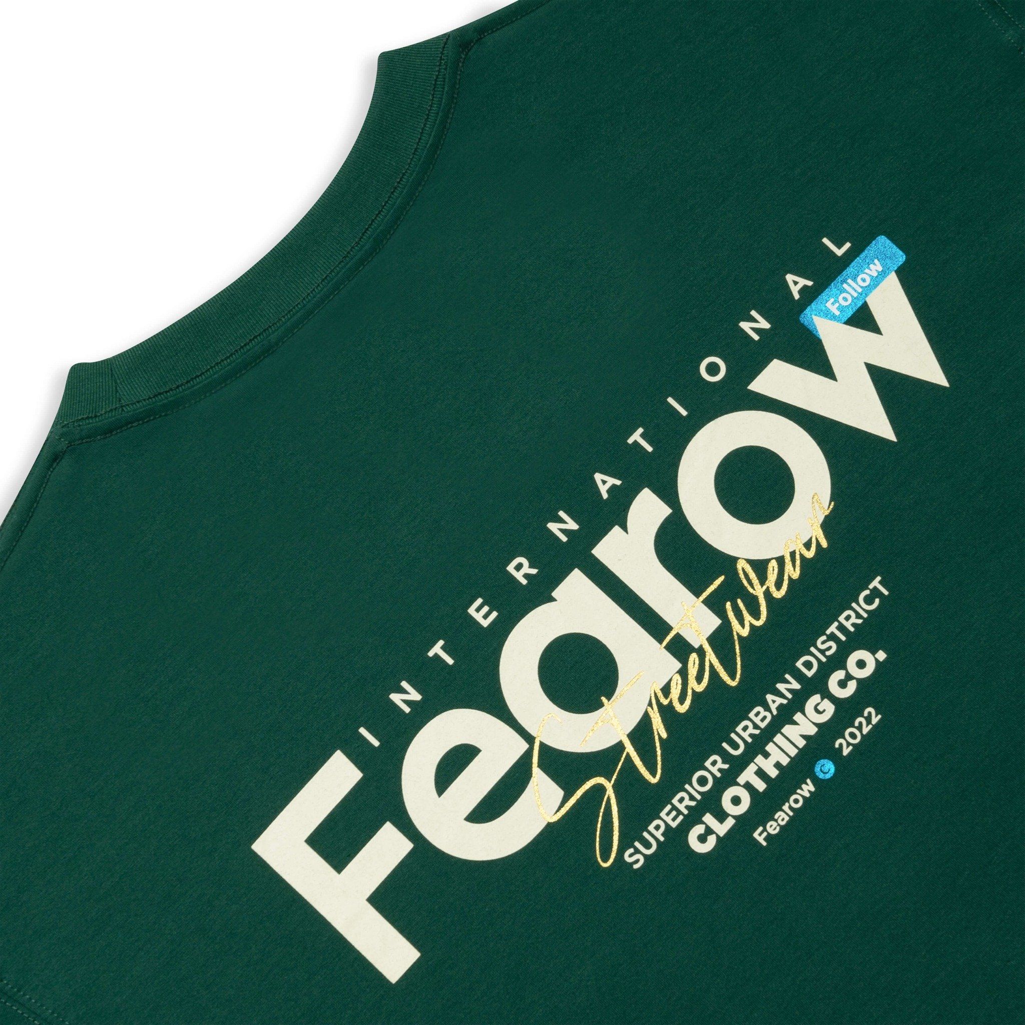 MULTIFONT TEE / DARK GREEN COLOR