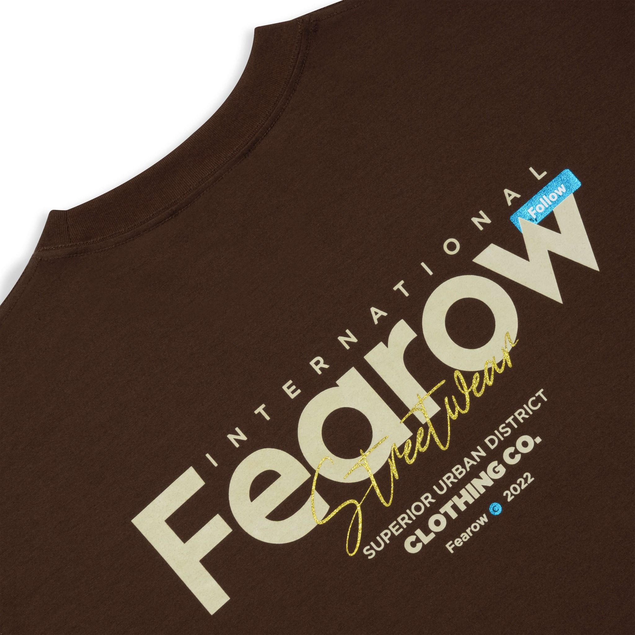 MULTIFONT TEE / DARK BROWN COLOR