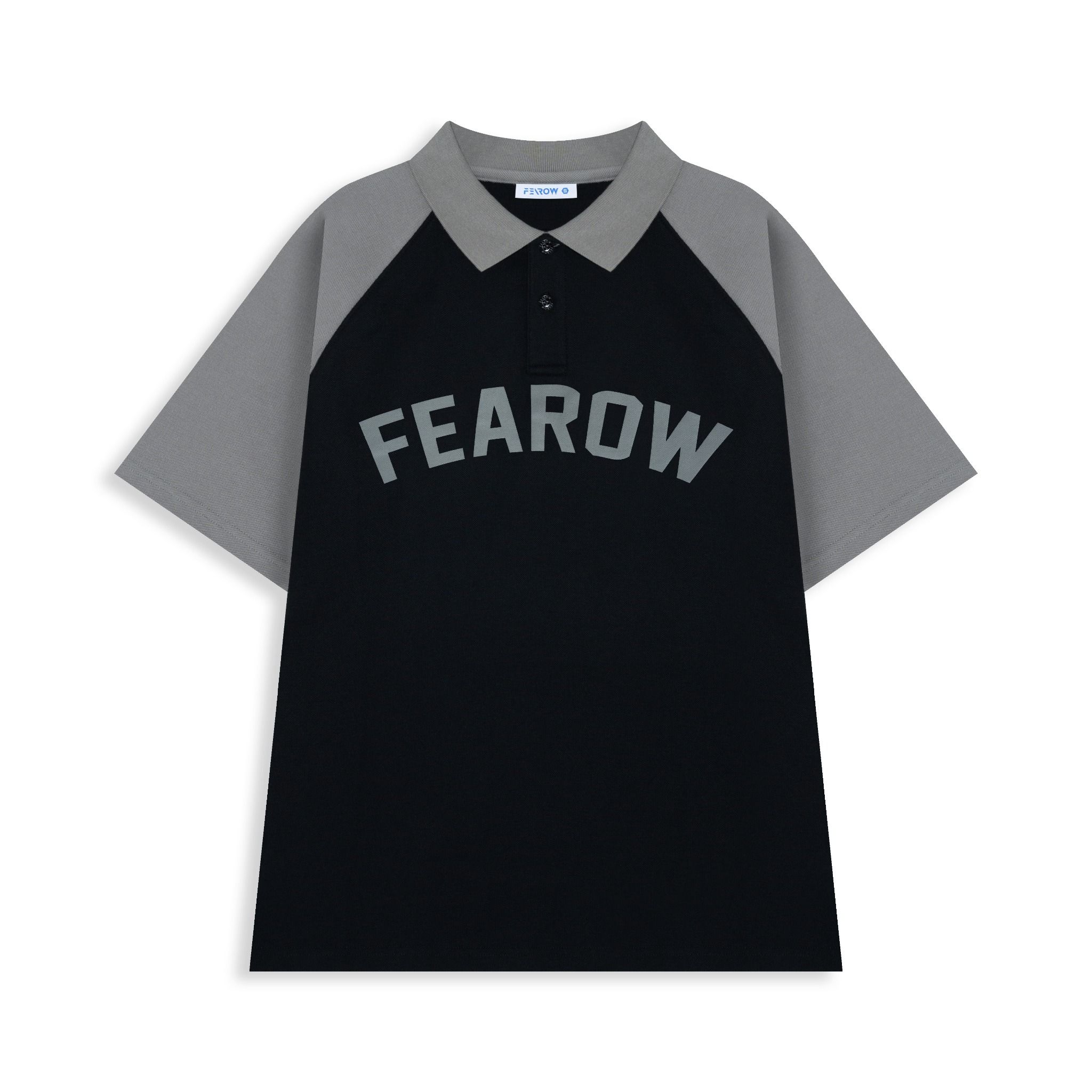 Polo Raglan Fearow Basic 2023 / Black & Gray