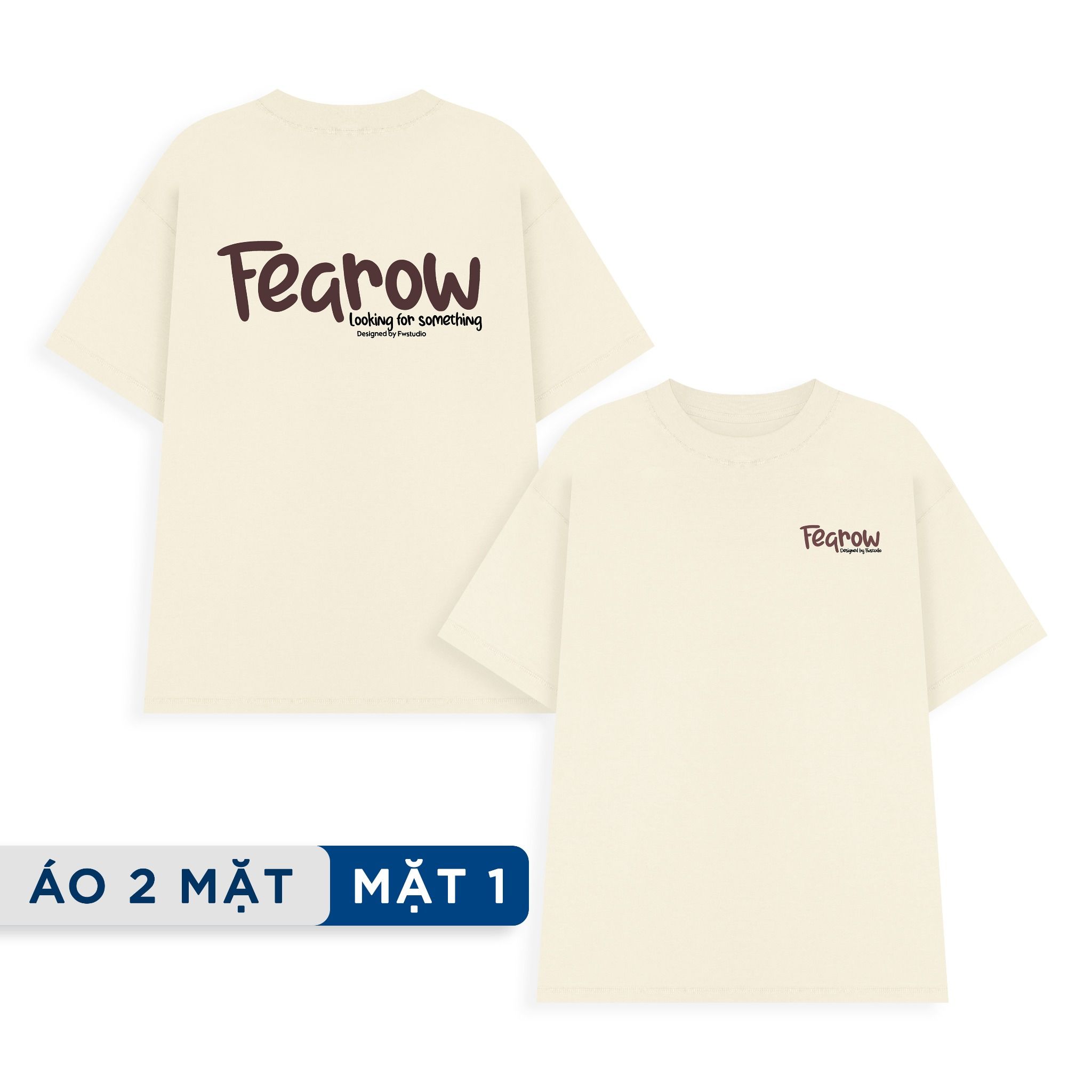 Fearow Double Tee Collection - Dinosaur / Whitecap Gray