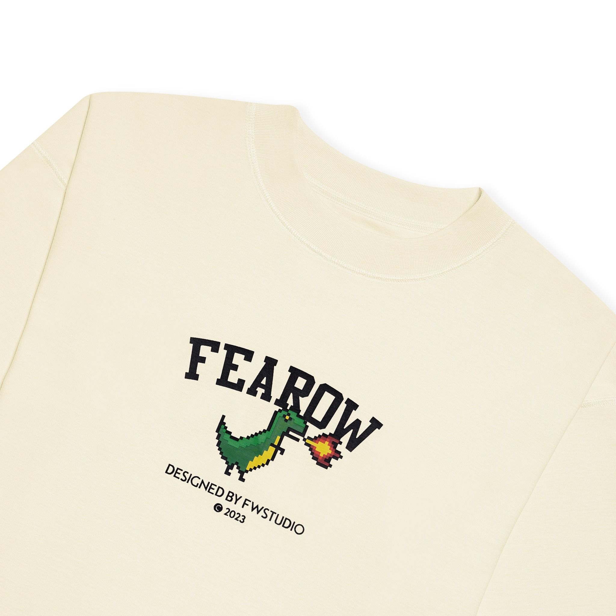 Fearow Double Tee Collection - Dinosaur / Whitecap Gray