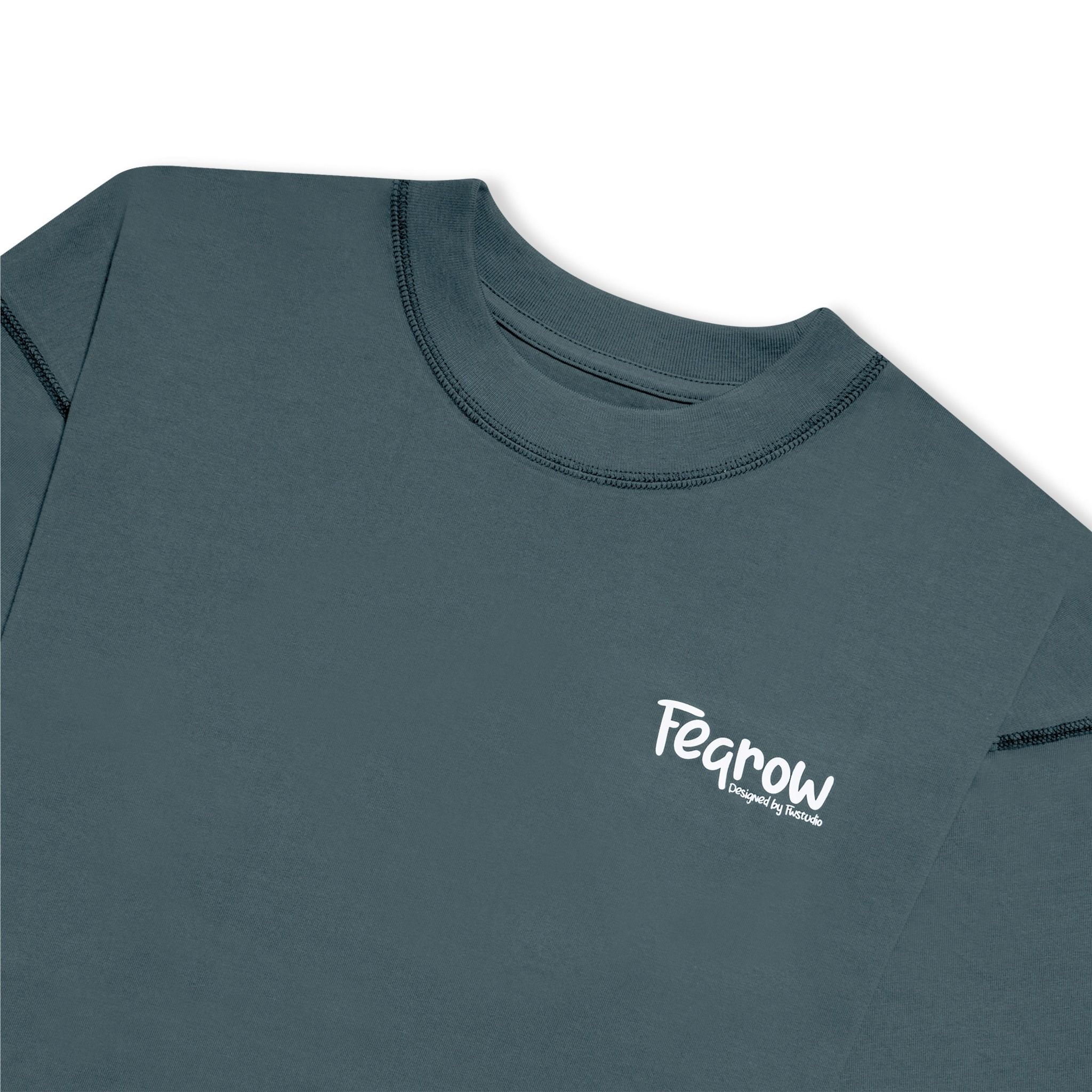 Fearow Double Tee Collection - Pixel Corgi / Dark Slate