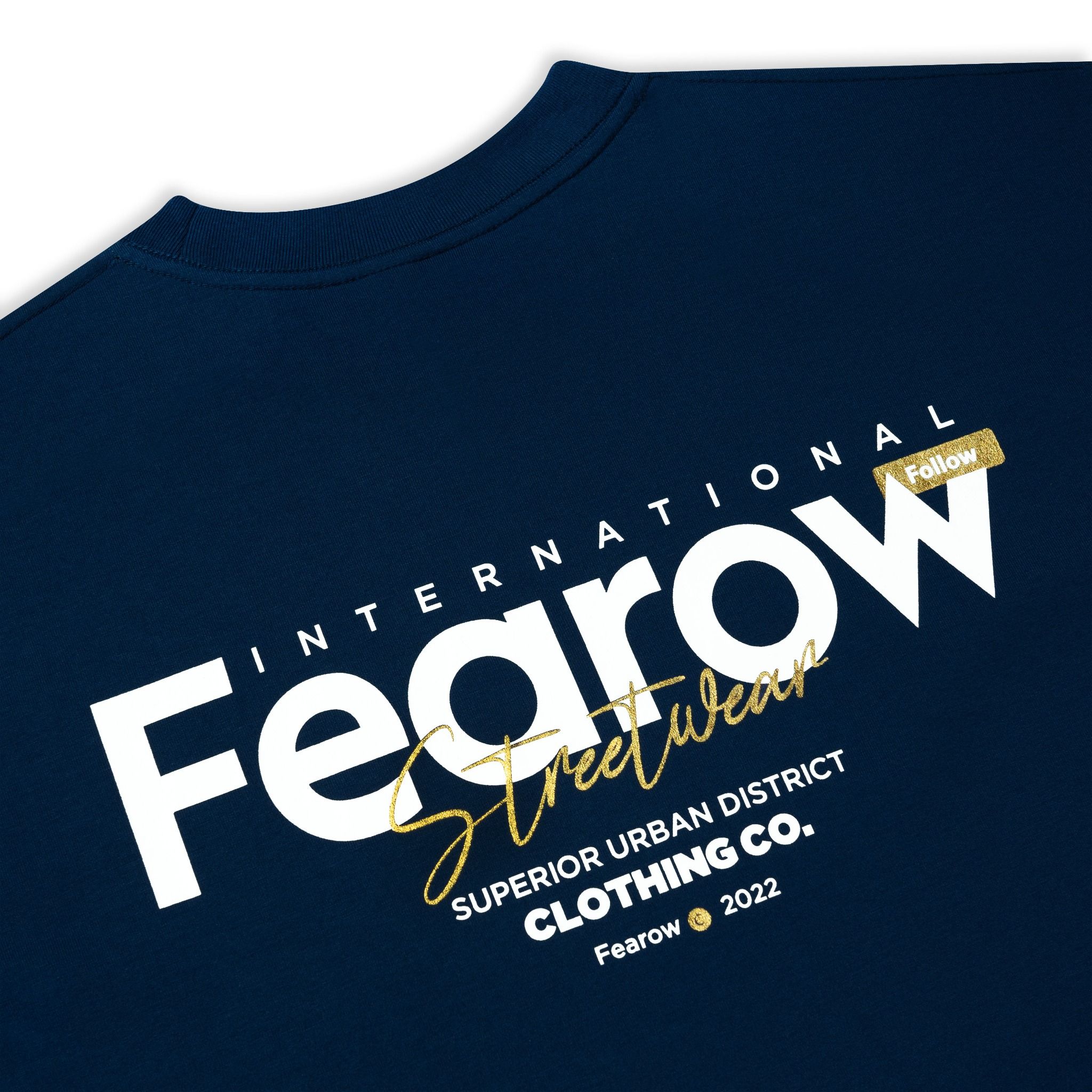 MULTIFONT TEE / Navy Peony