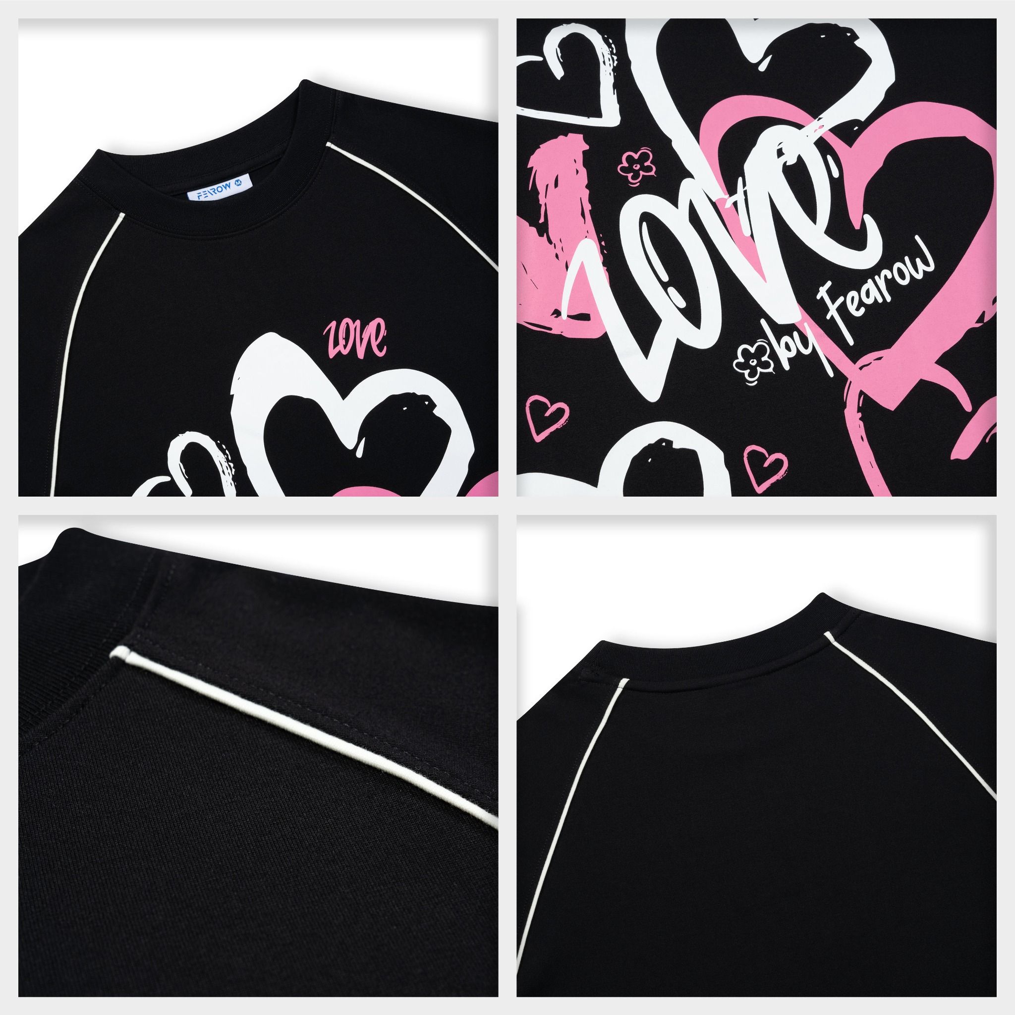 Áo Thun Fearow Love In The Air / Black
