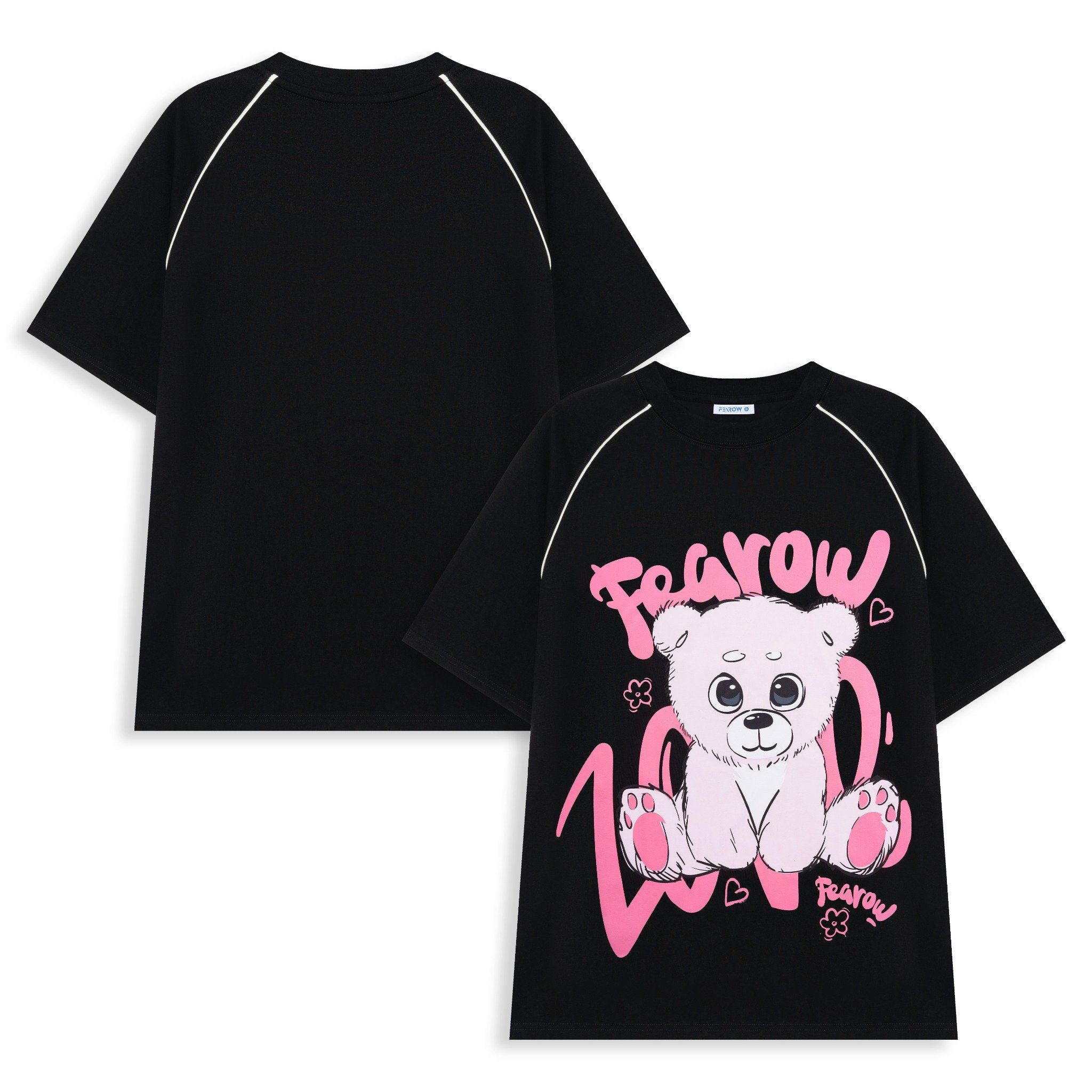 Áo Thun Fearow Cutie Bear / Black