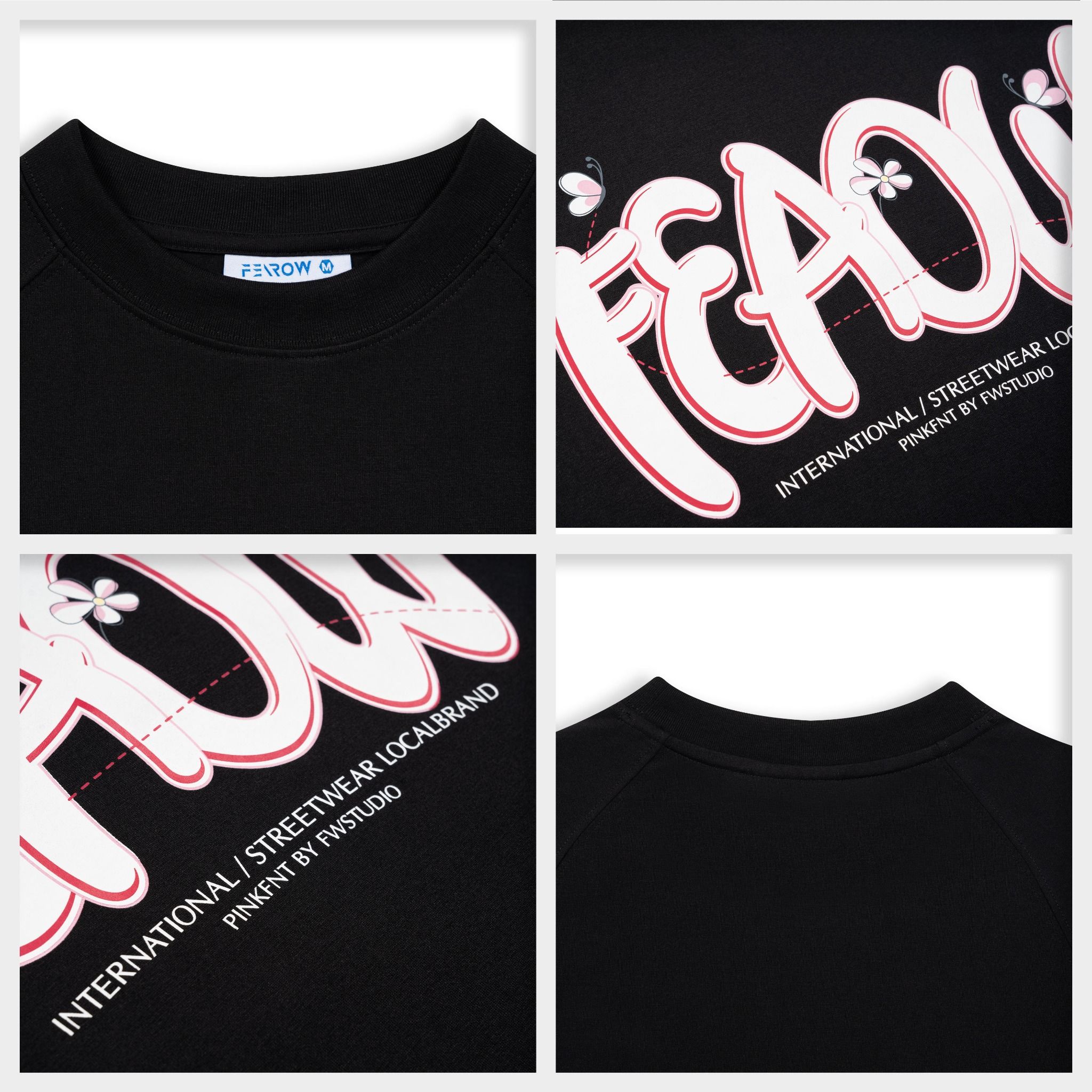 Áo Thun Fearow Pinky Spring / Black