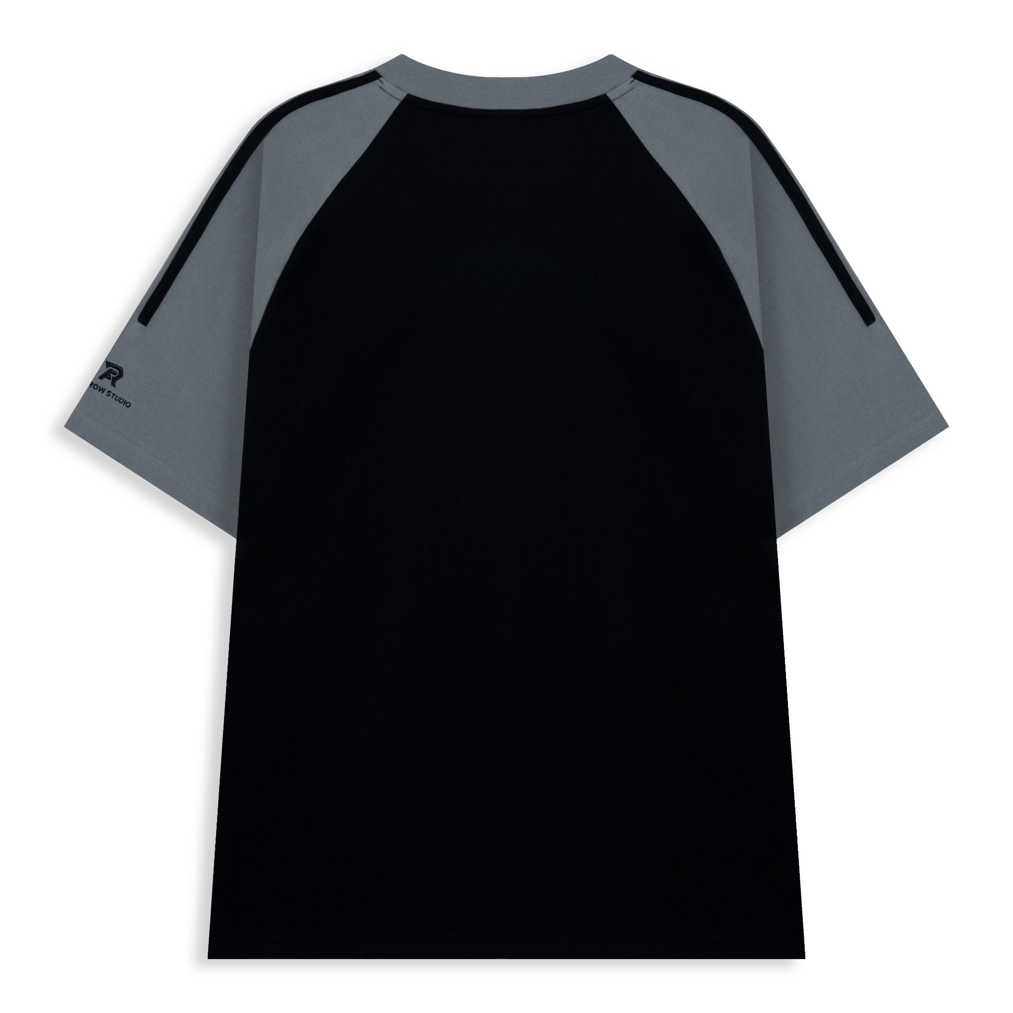Fearow Raglan Basic Tee In / Black & Gray
