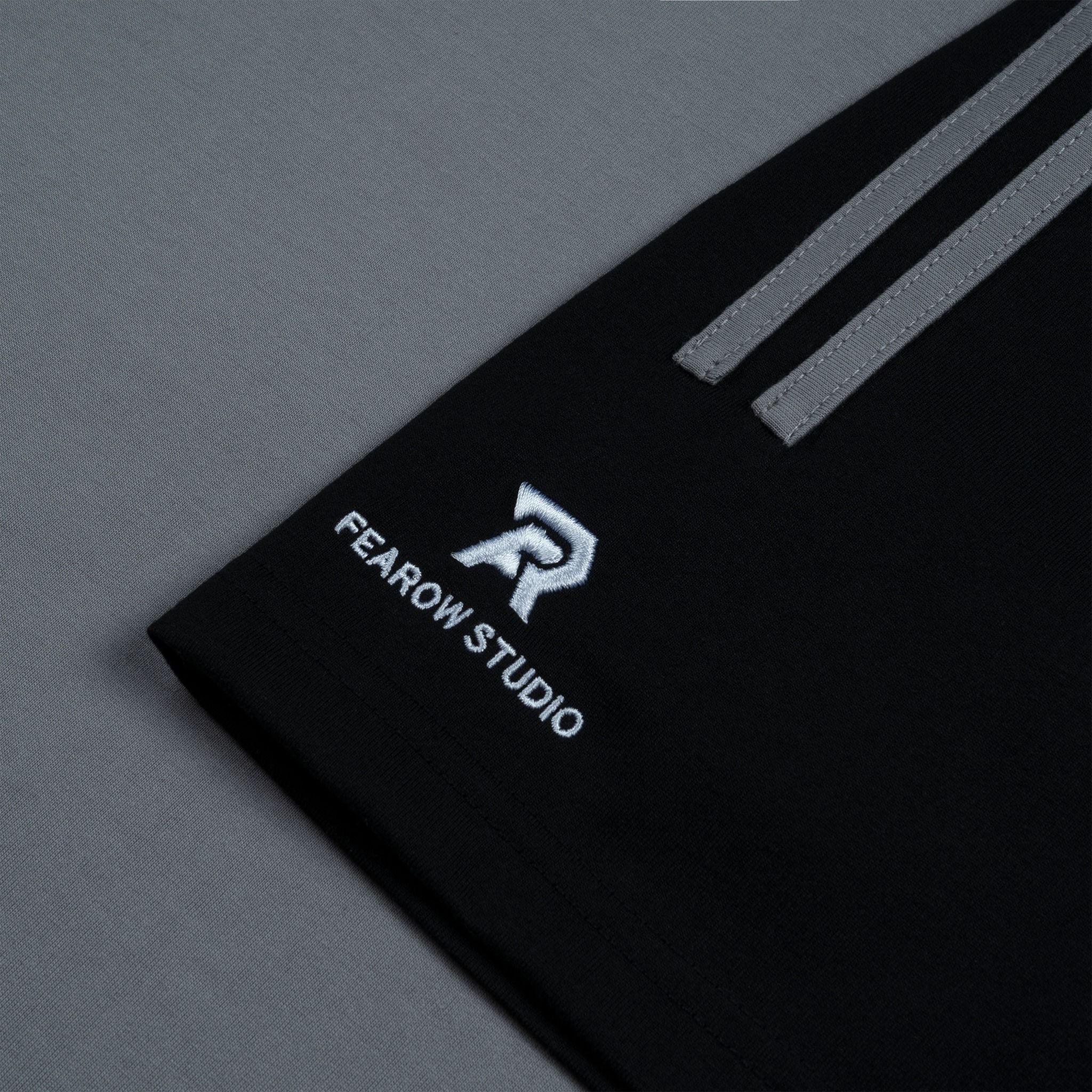 Fearow Raglan Basic Tee In / Gray & Black