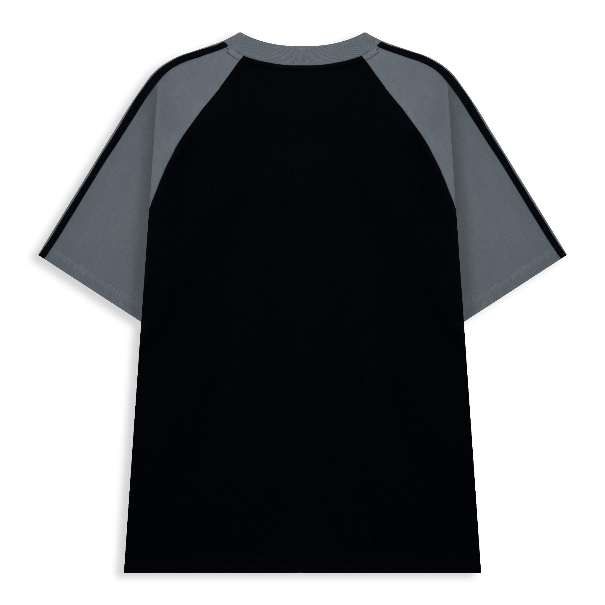 Fearow Raglan Basic Tee Thêu / Black & Gray
