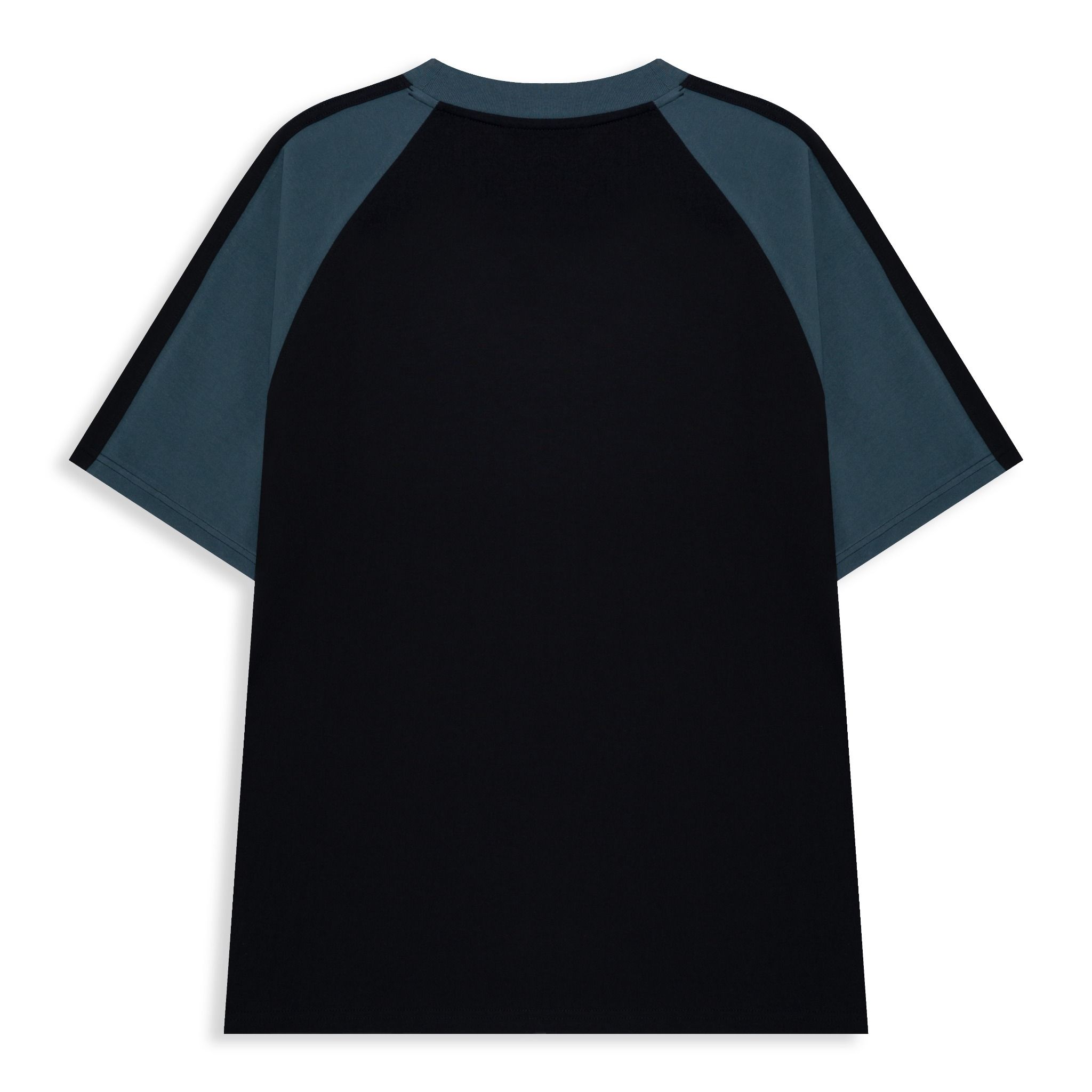 Fearow Raglan Basic Tee Thêu / Black & Dark Slate