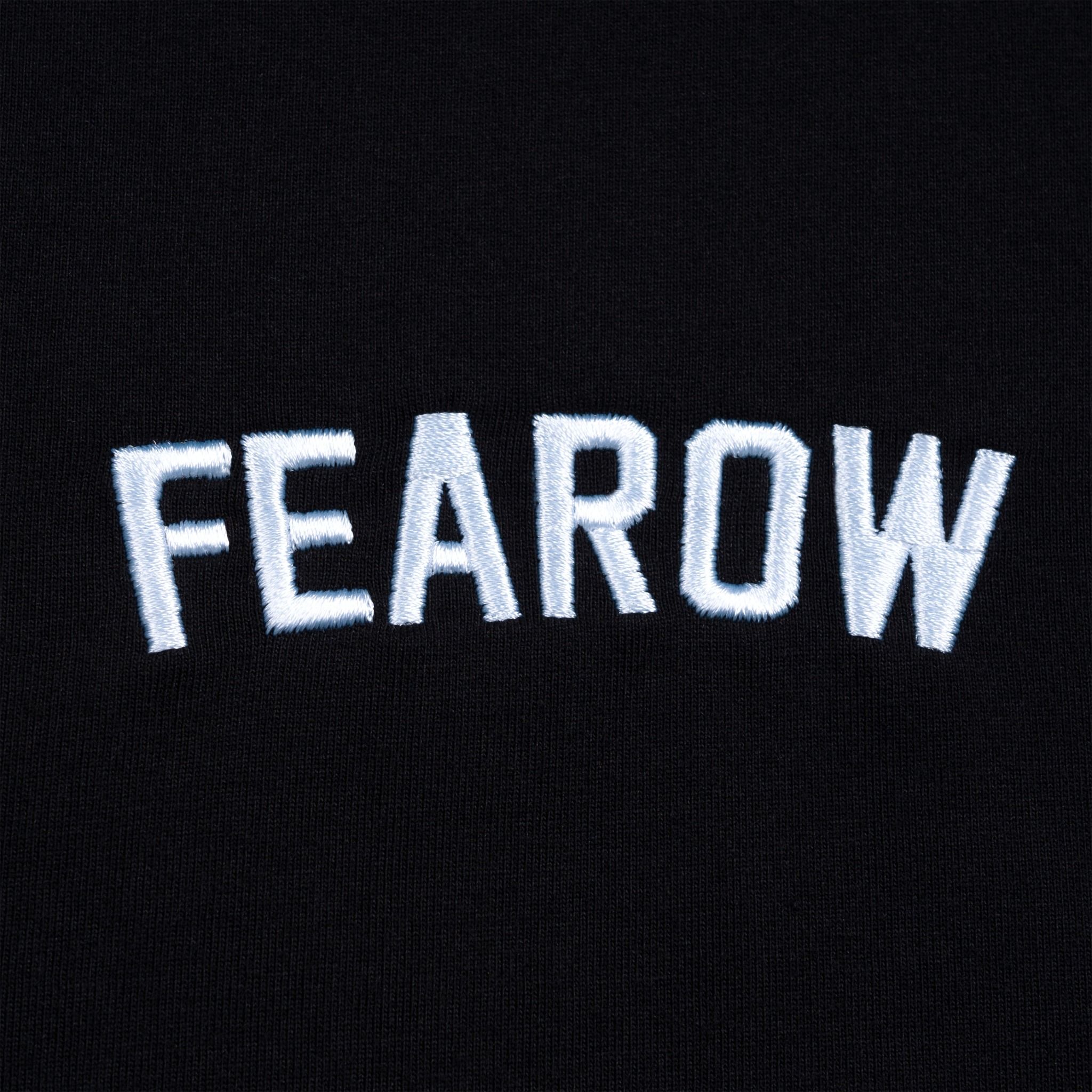 Fearow Raglan Basic Tee Thêu / Black & Dark Slate