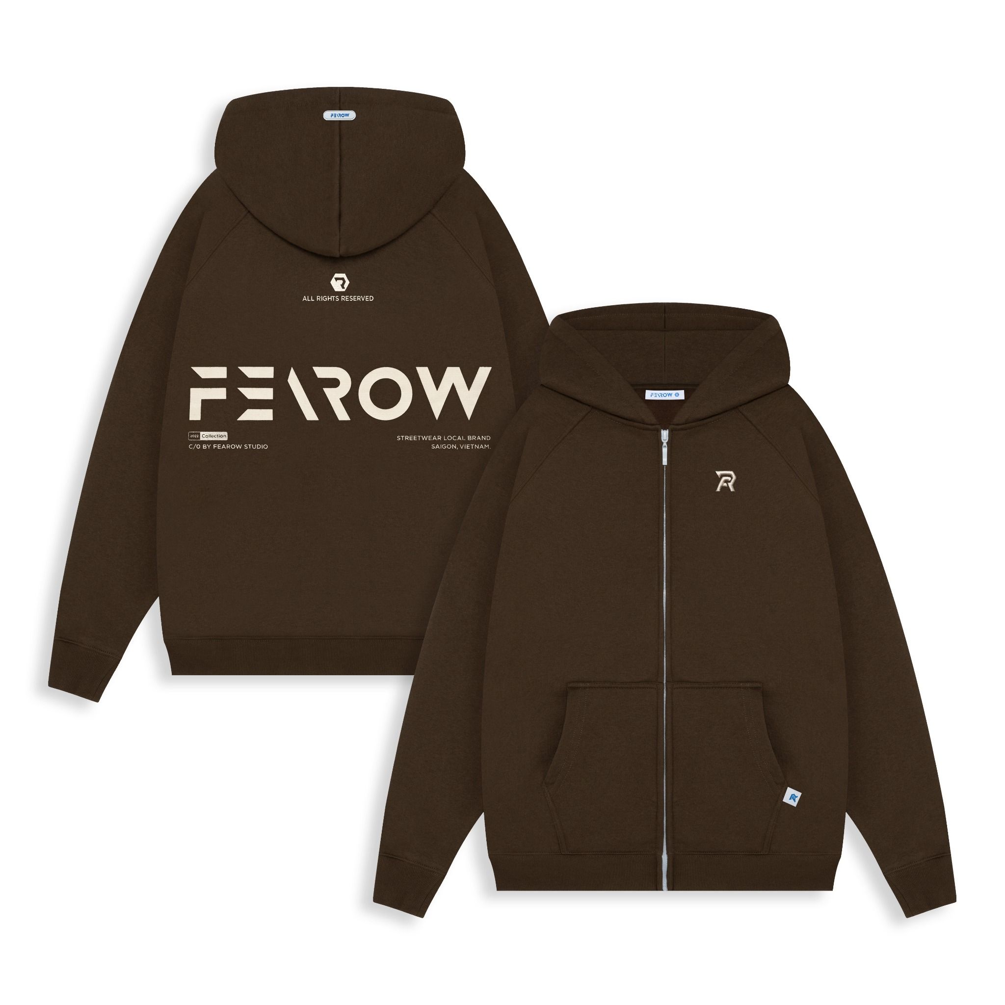 Hoodie Zip Fearow Signature 2022 / Tiramisu Color