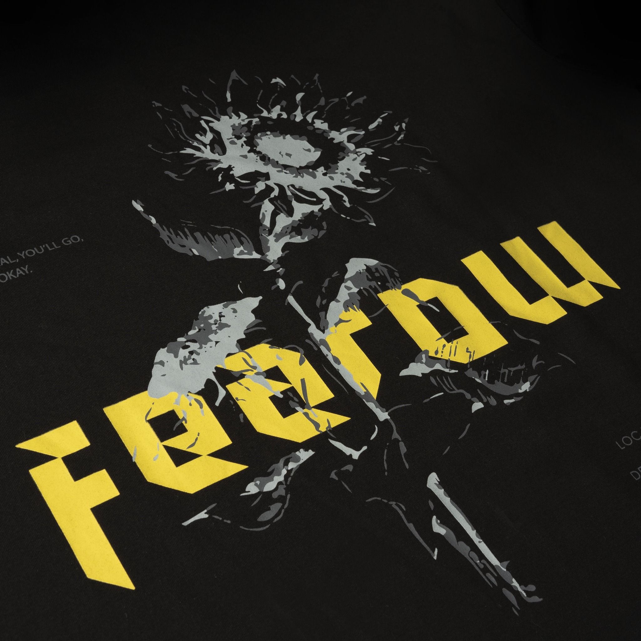 Sunflower Tee / Black Color