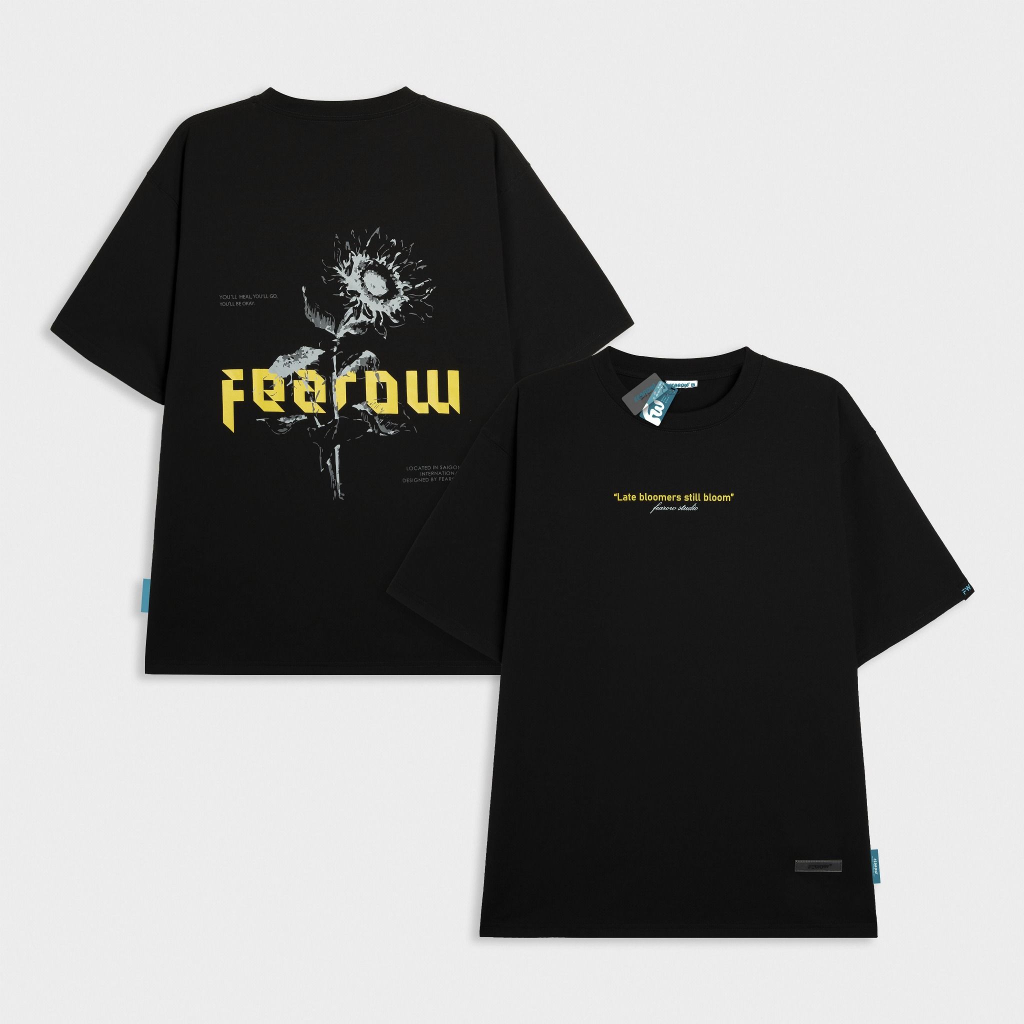 Sunflower Tee / Black Color