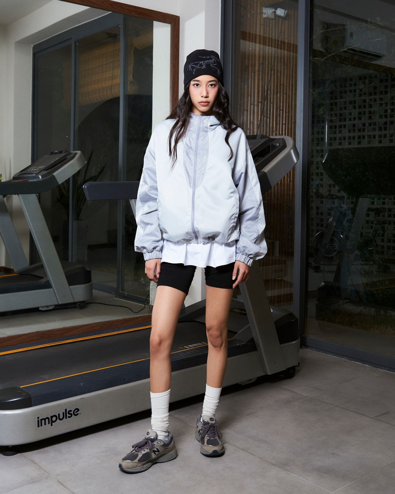 JK8 - 'COOL' SS24 WINDBREAKER - SILVER