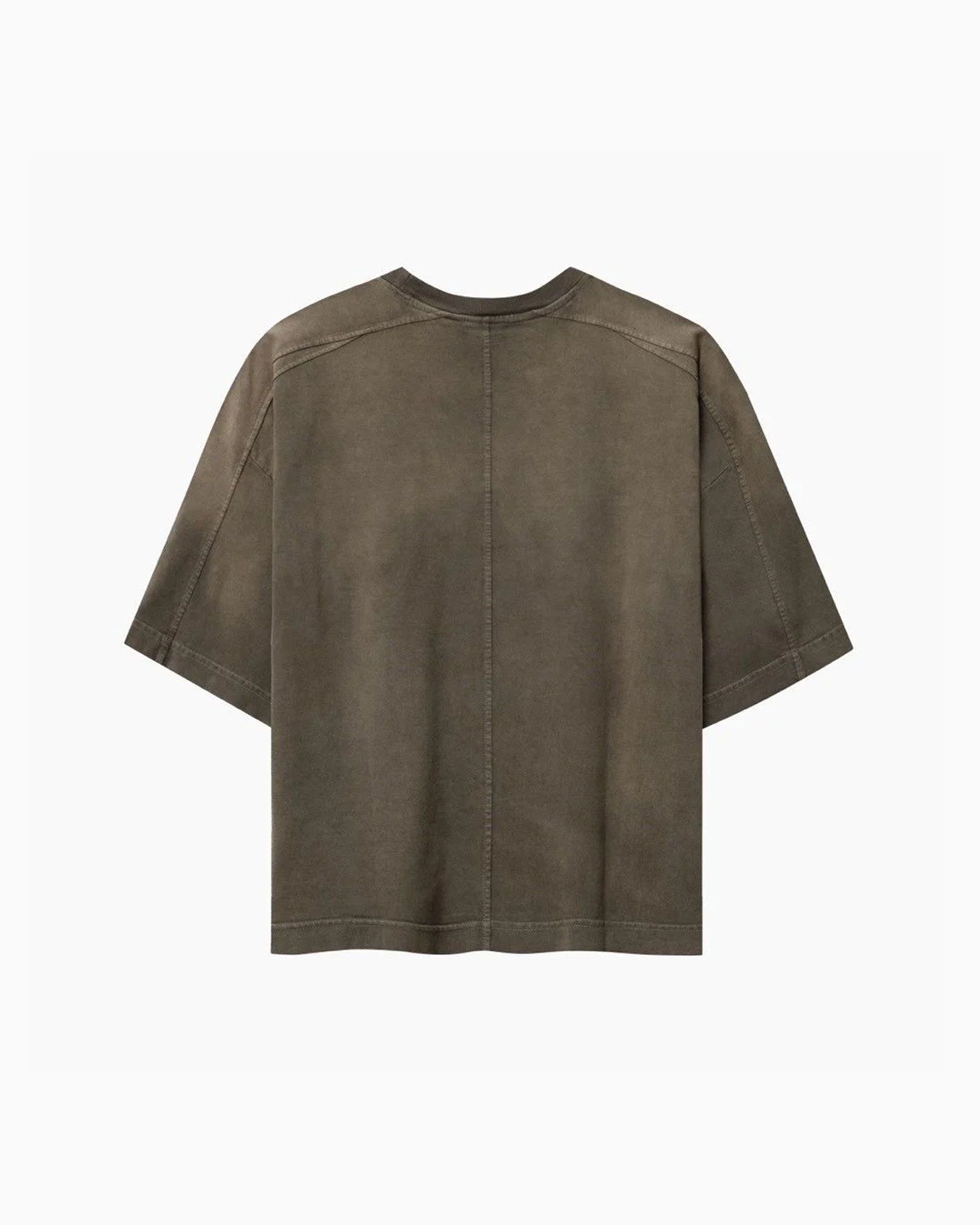 TSW13 - 'INTROVERSE' BOXY VINTAGE TEE - GREEN SMOKE