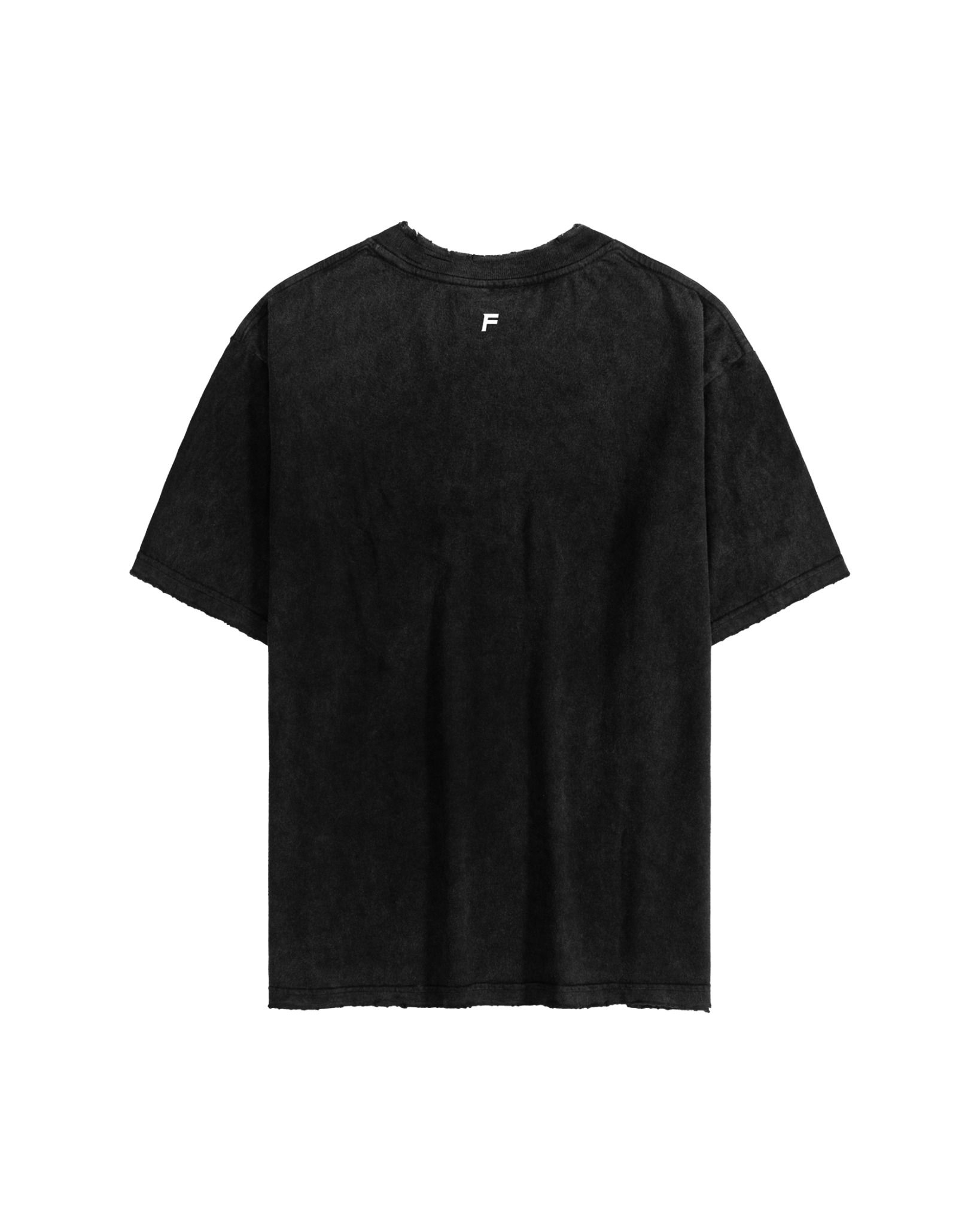TWG4 - 'SILENT TO SOUND' VINTAGE TEE - BLACK