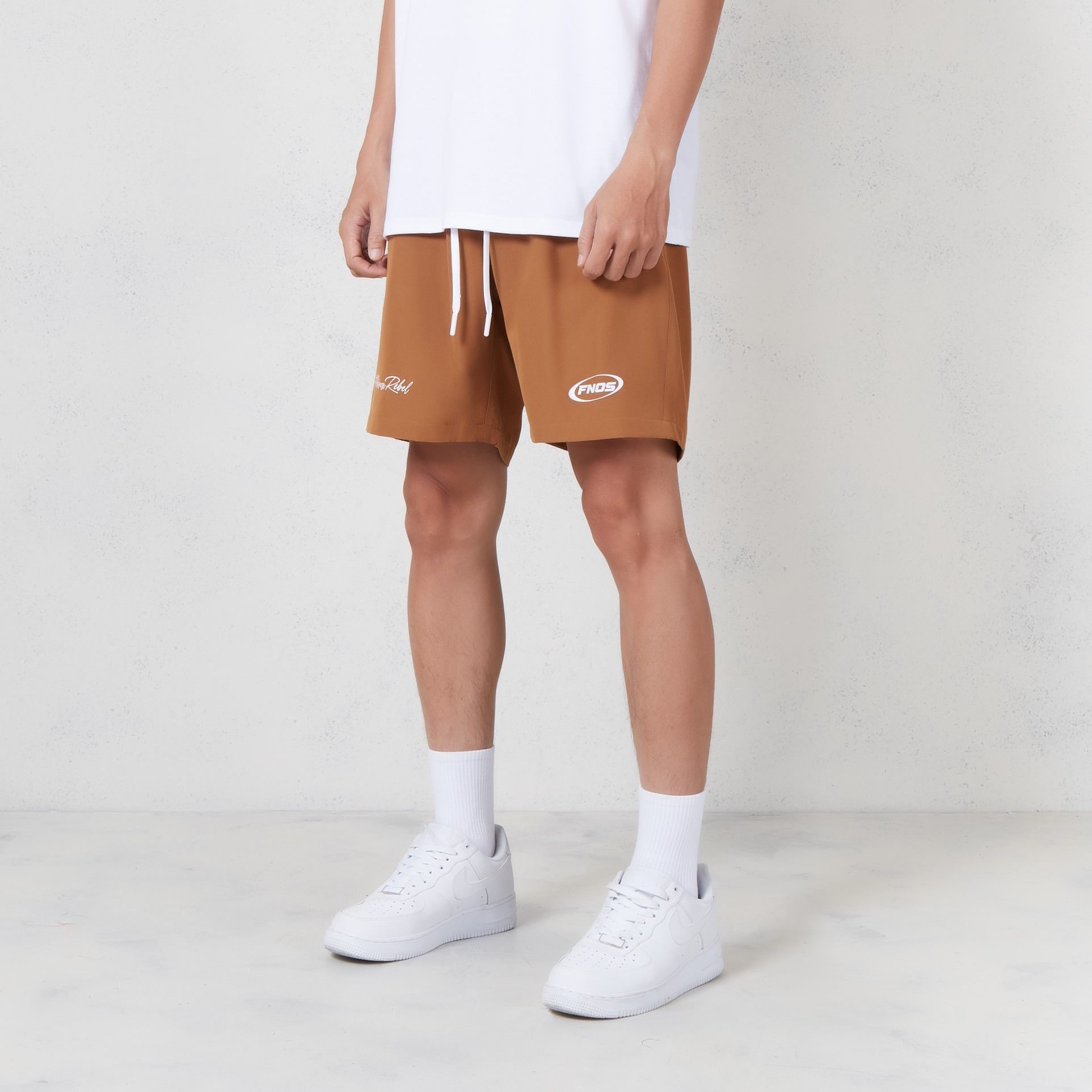 SP7 - ATHLEISURE REBEL BASIC SHORTS - MUSTARD