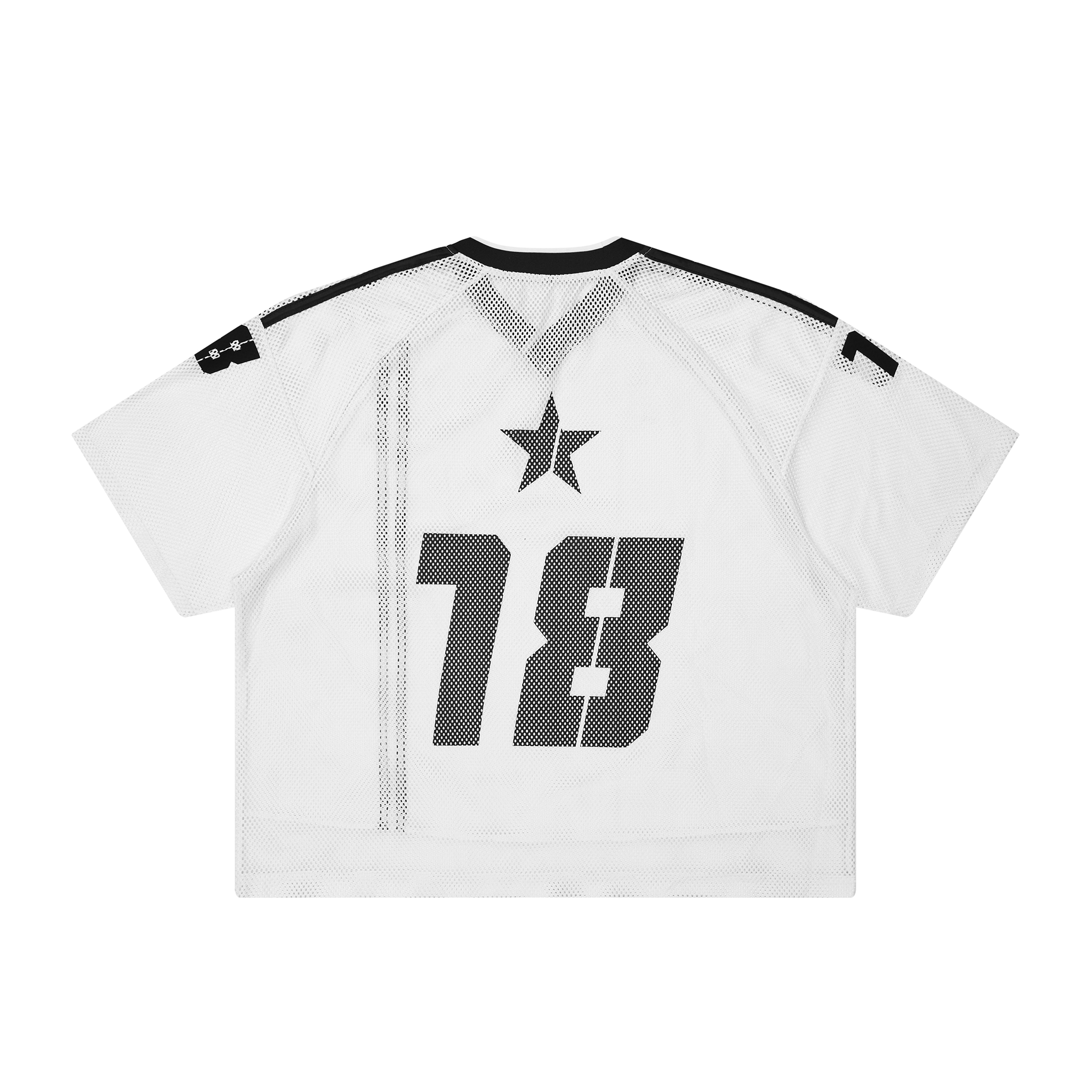 JS10 - 18+ MESH JERSEY TEE - WHITE