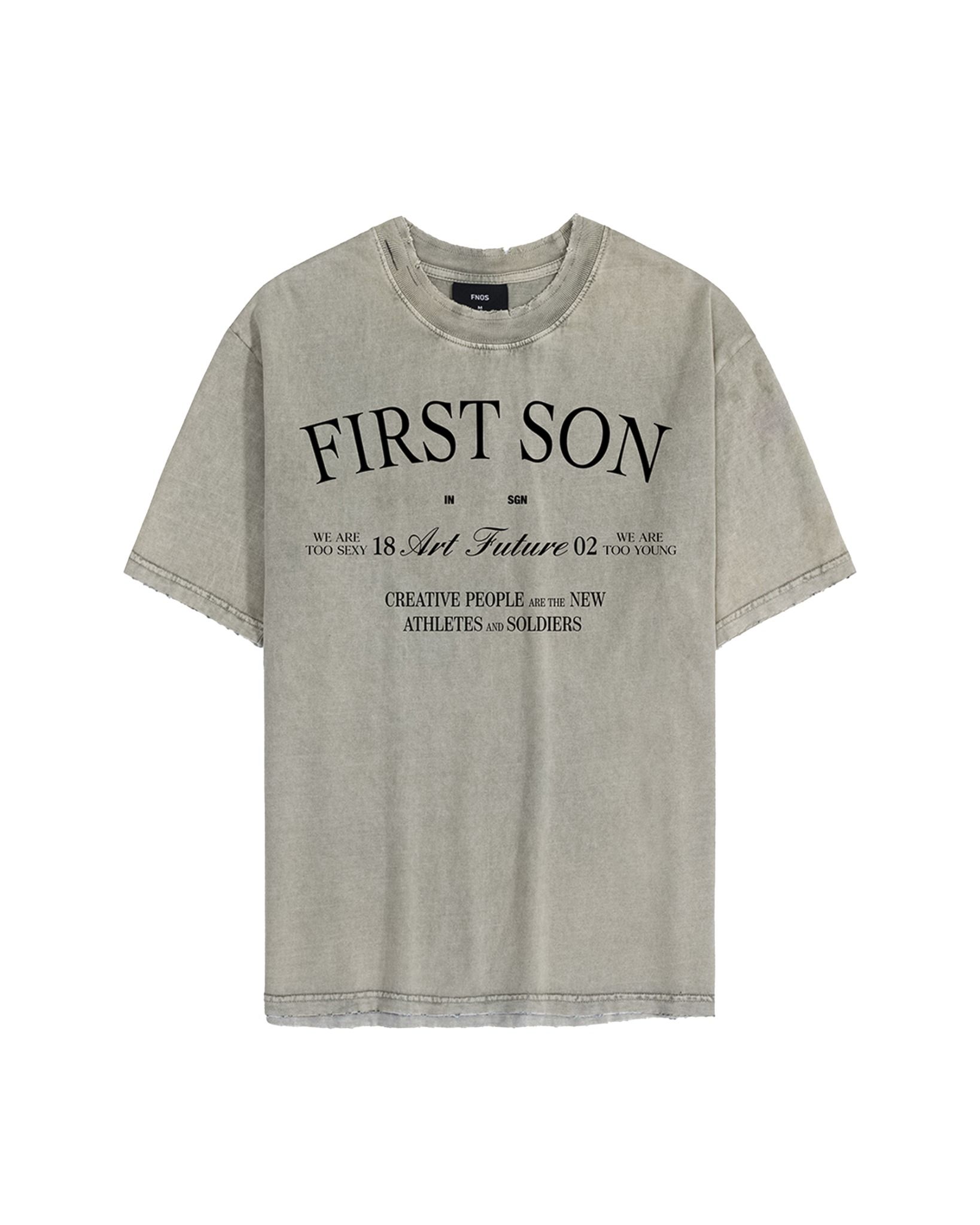 TWG14 - 'FIRST SON' VINTAGE TEE - SAND