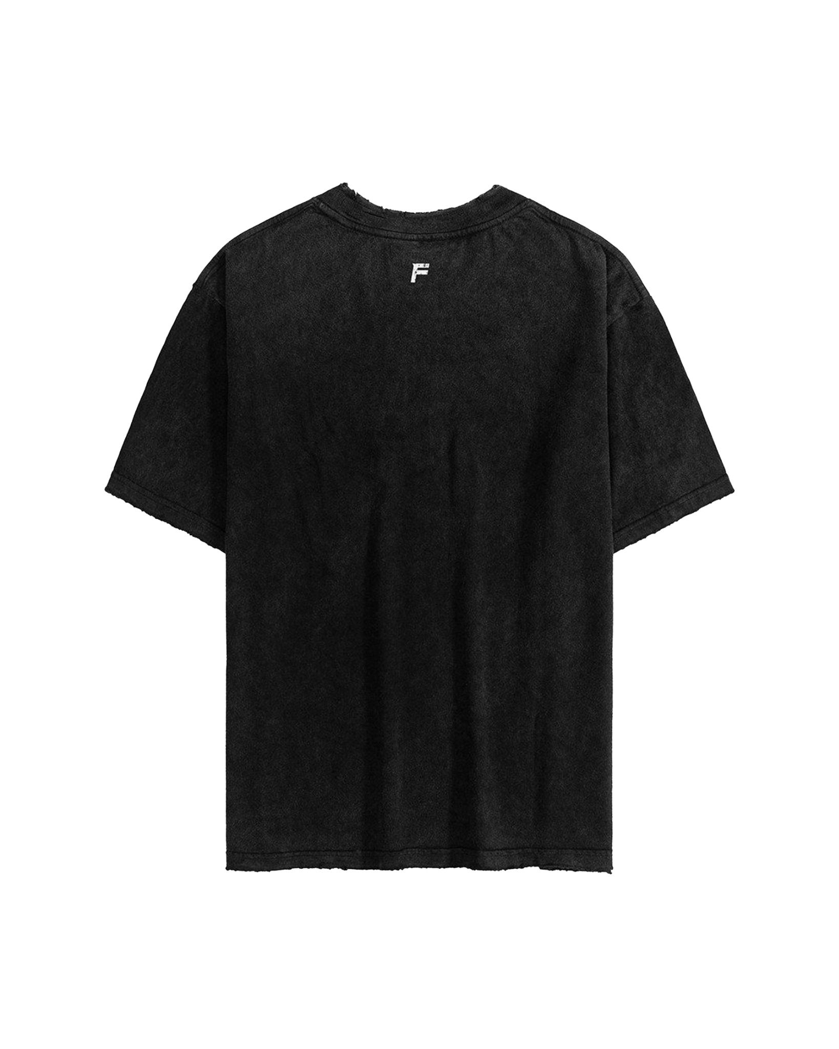 TWG17 - 'POLAR BEAR' VINTAGE TEE - BLACK