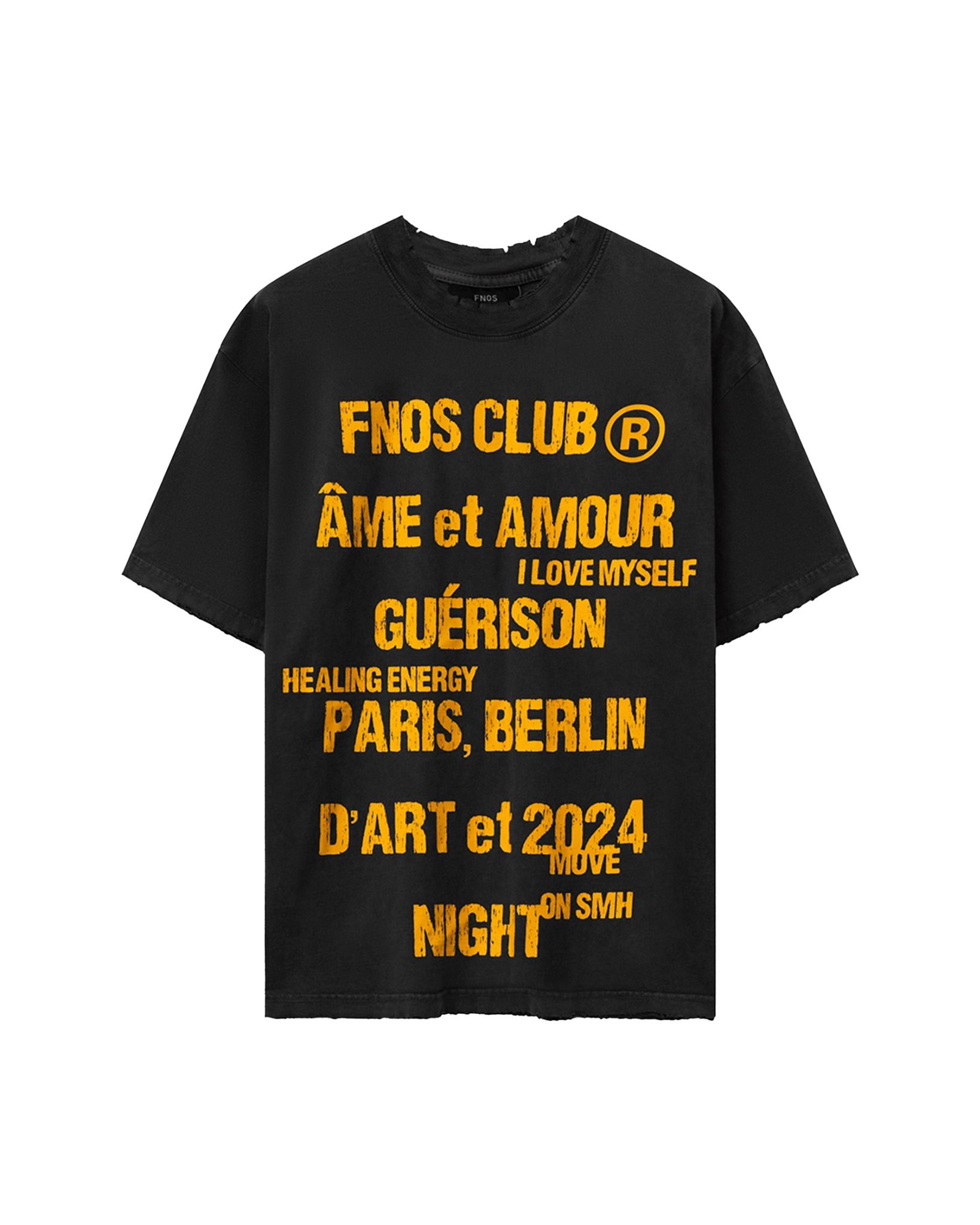 TWG15 - 'GUÉRISON' VINTAGE TEE - BLACK