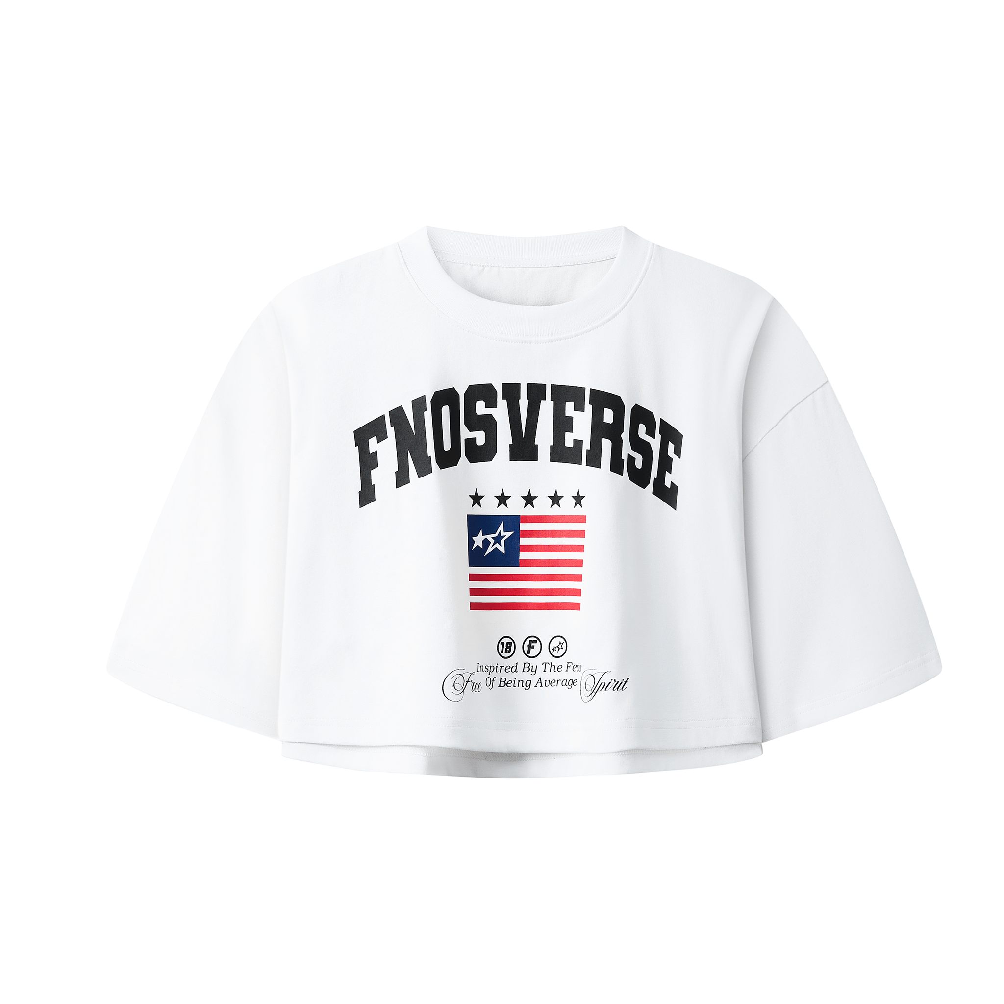 TCG4 - FNOS US CROPTOP - WHITE