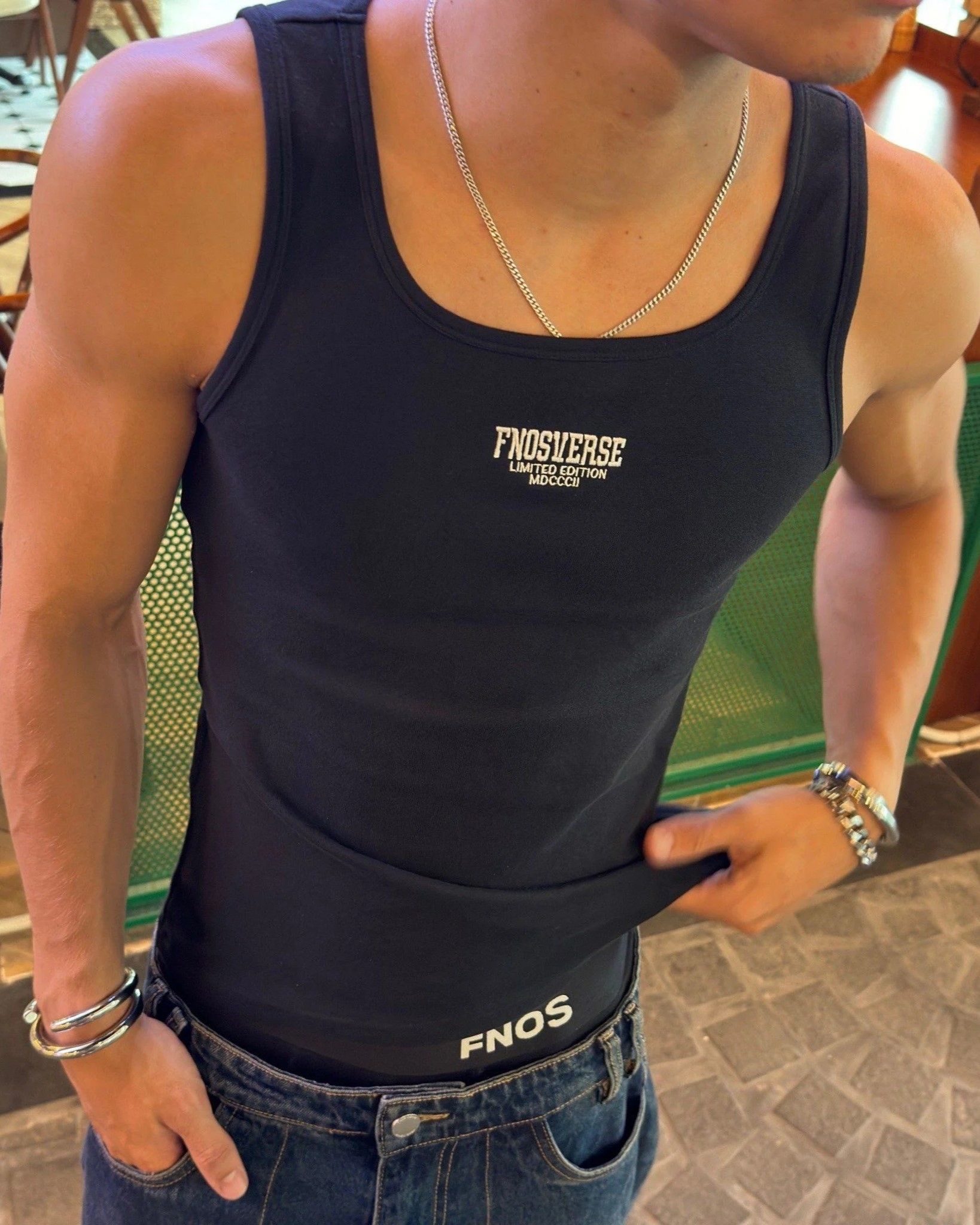 TTF5 - FNOSVERSE TANKTOP - MEN - BLACK