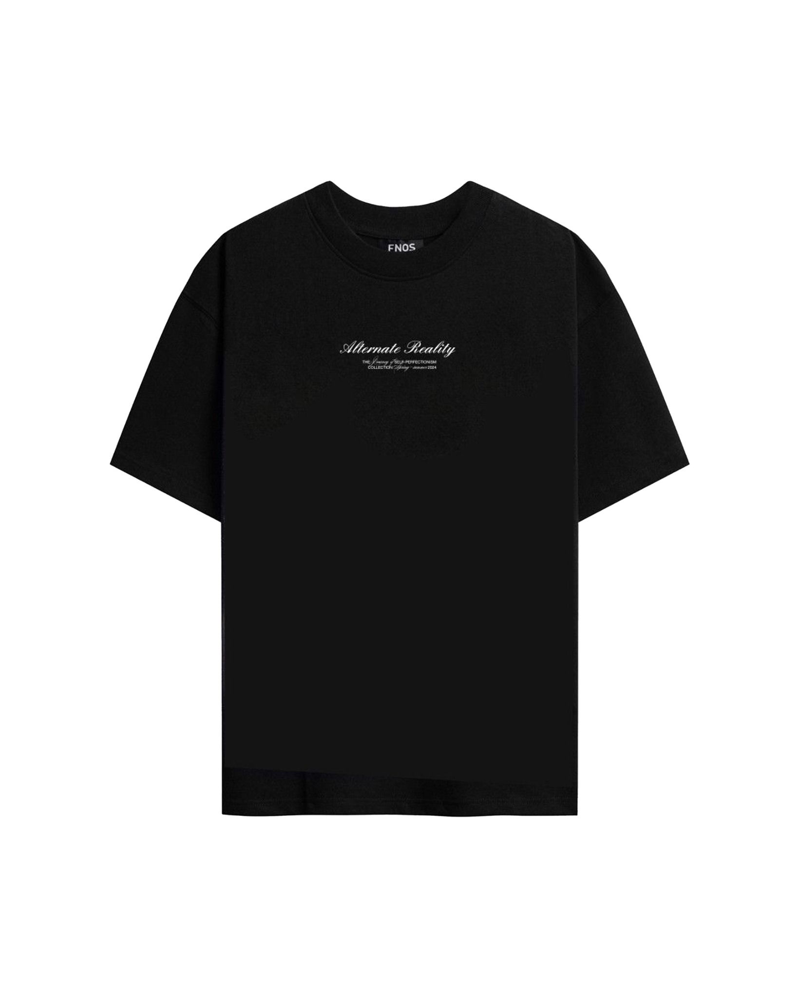 TSG37 - ALTERNATE REALITY OVERFIT TEE - BLACK
