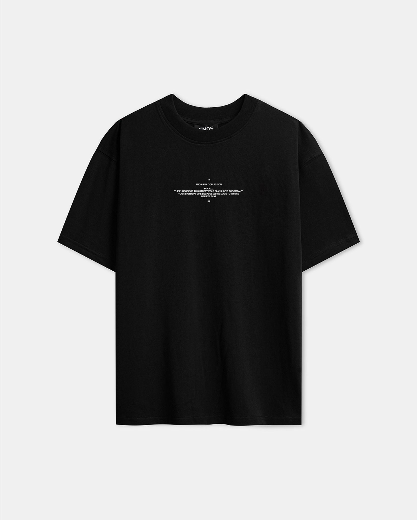 TSG23 - MADE TO THRIVE OVERFIT TEE - BLACK