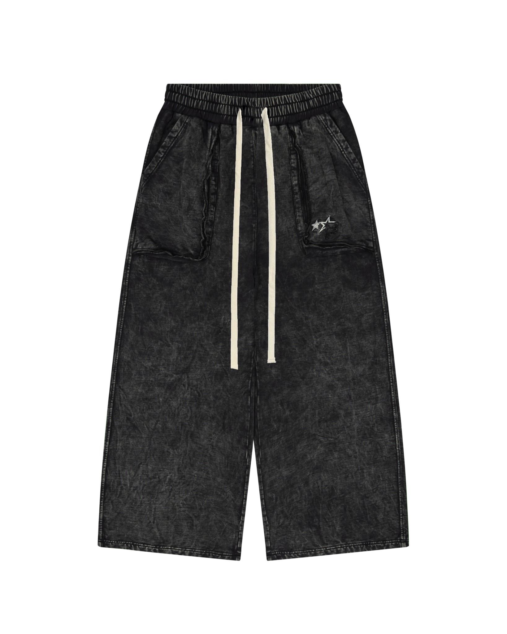 JGW3 - FNOS RÉVOLTE WASHED PANTS - DARK WASH