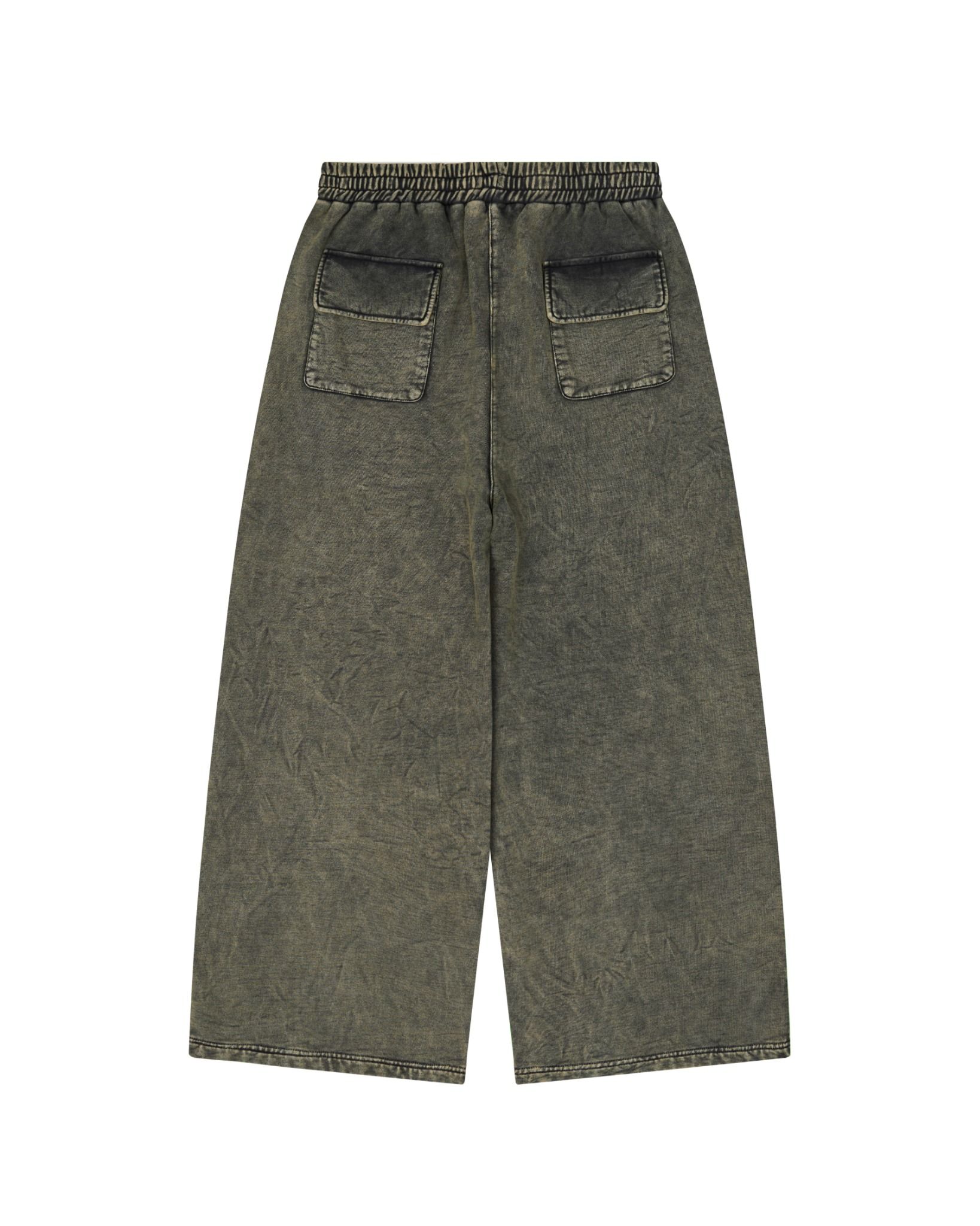 JGW4 - FNOS RÉVOLTE WASHED PANTS - OLIVE