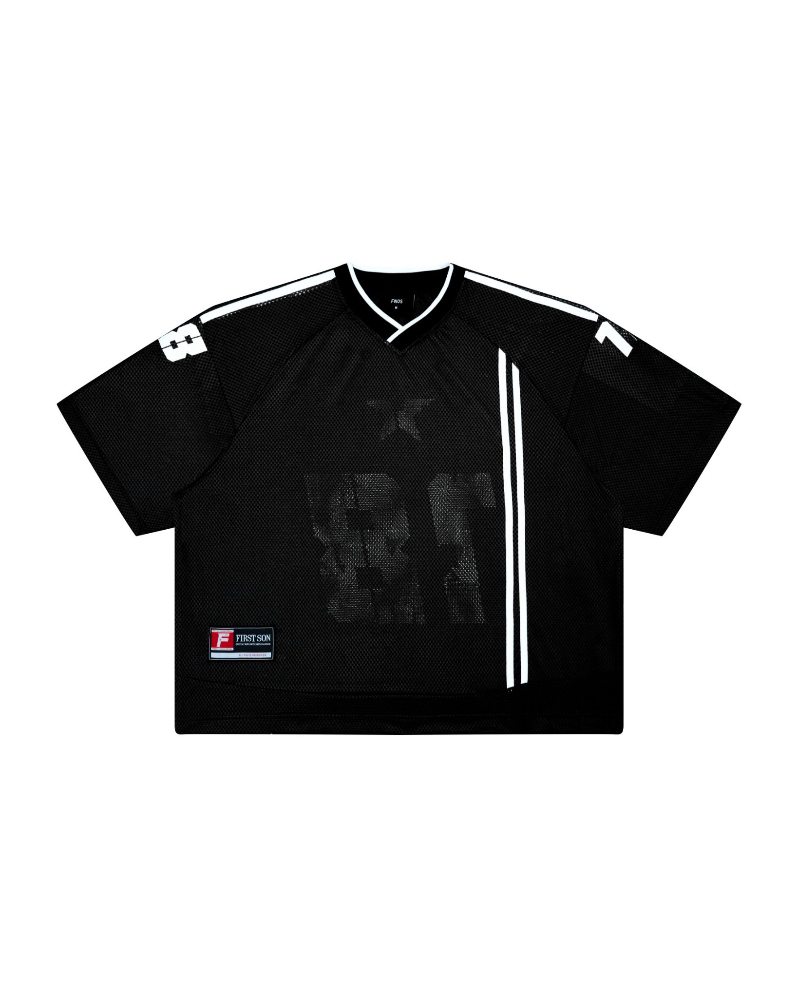 JS8 - 18+ MESH JERSEY TEE - BLACK