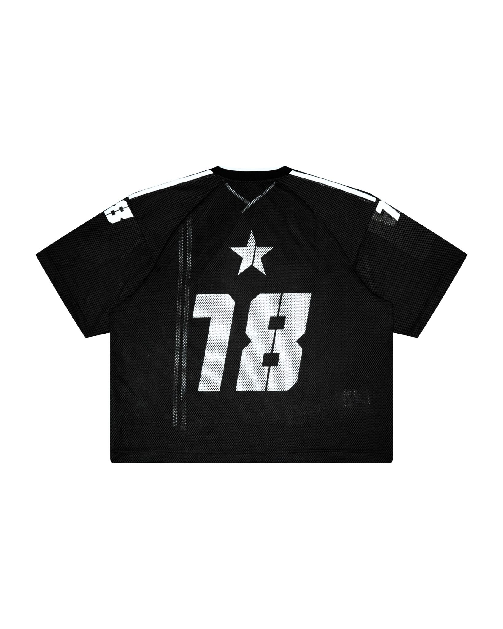 JS8 - 18+ MESH JERSEY TEE - BLACK