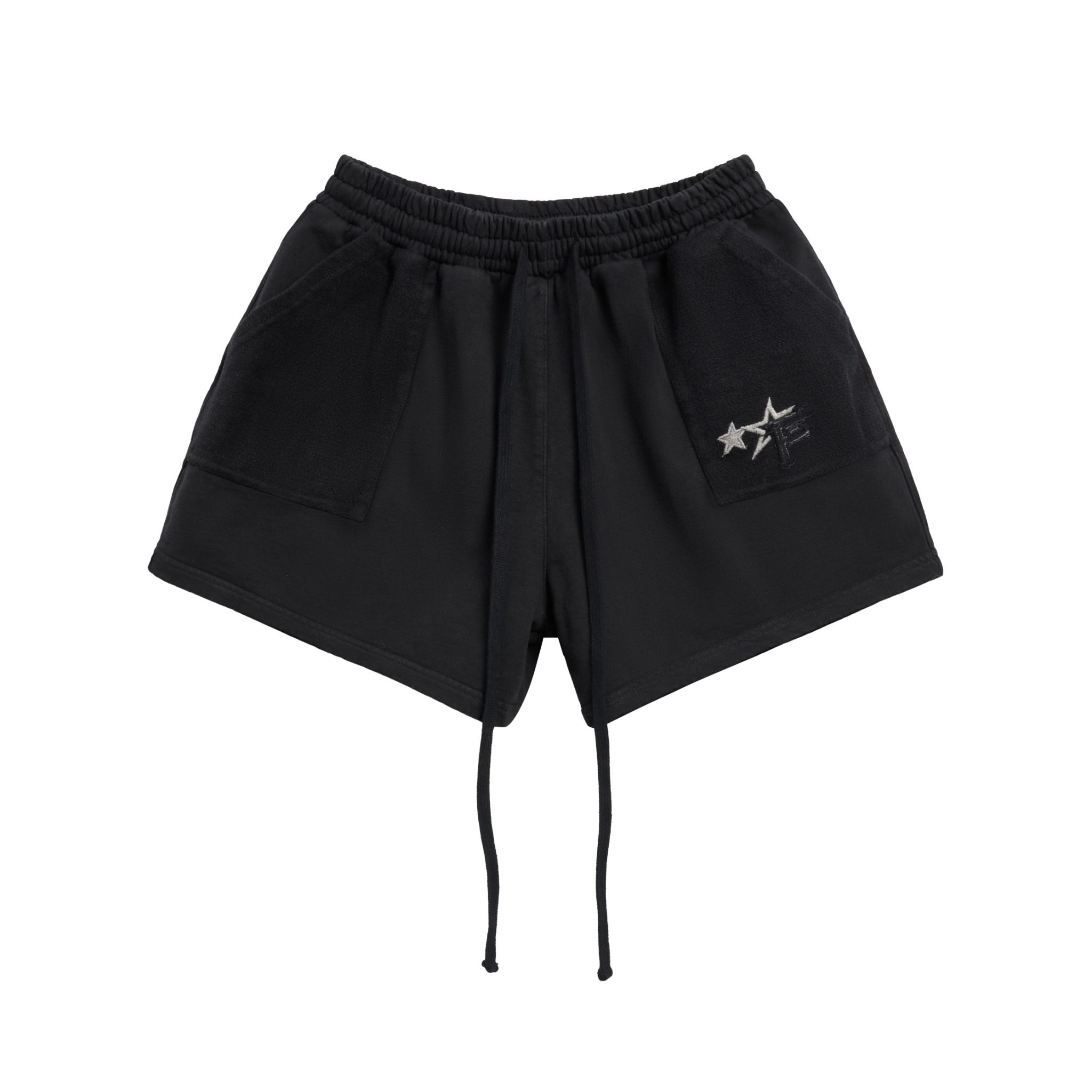 SNW6 - FNOS WASHED SHORT - BLACK
