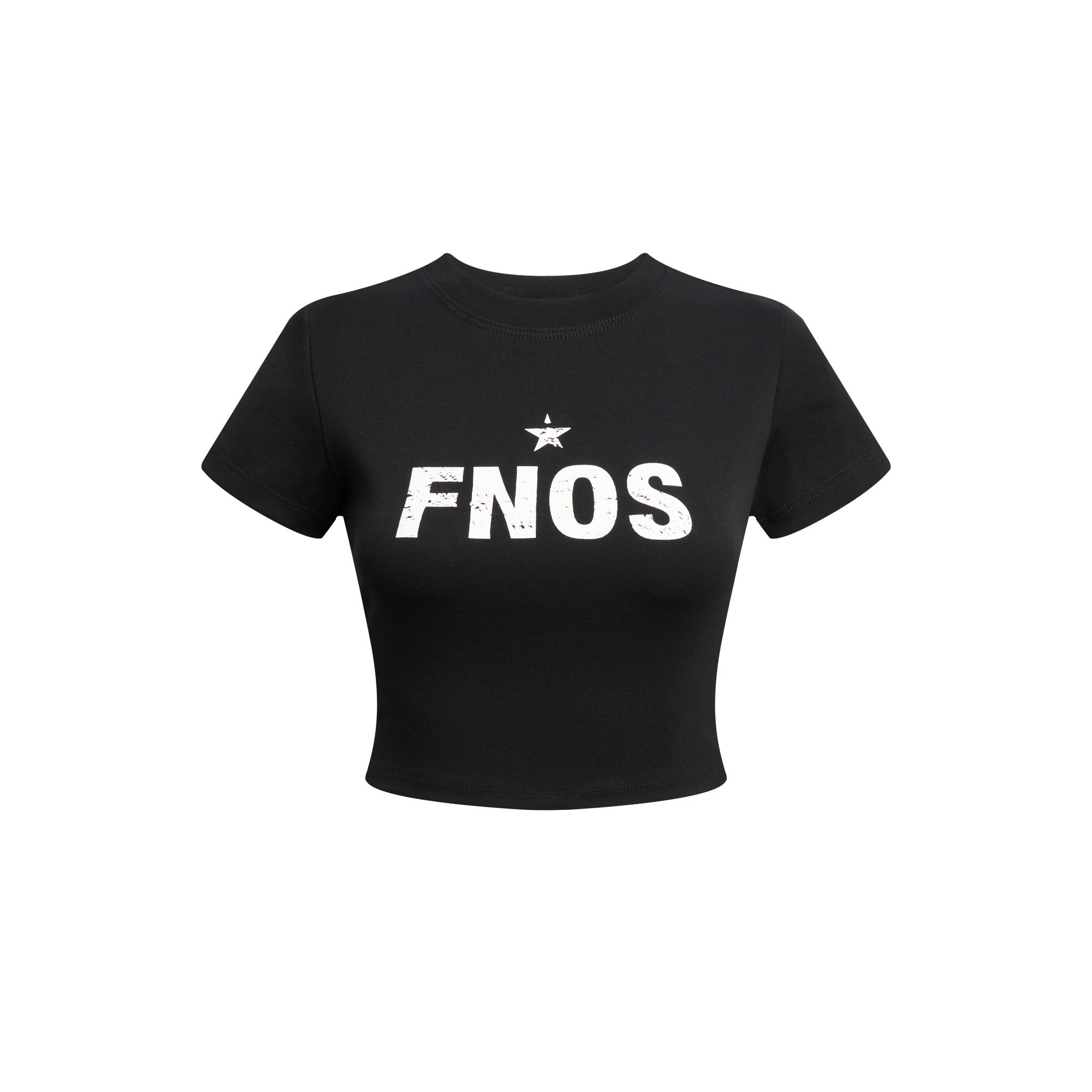 TBT4 - FNOS BASIC CROPTOP - BLACK