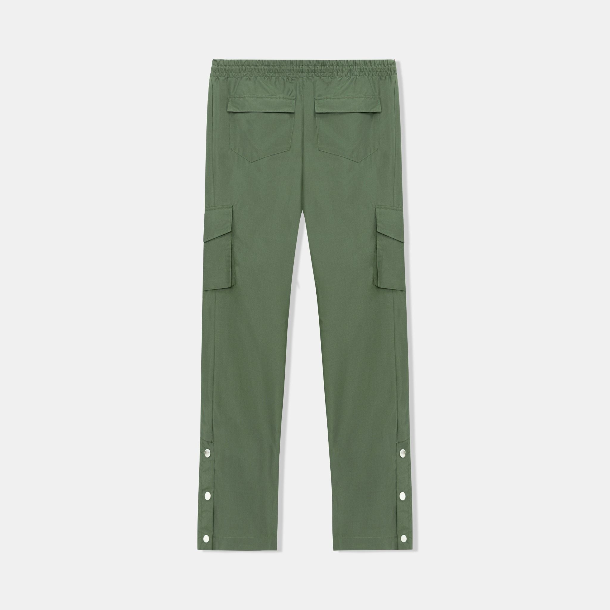 JGD6 - FNOS SNAP CARGO PANTS - OLIVE GREEN