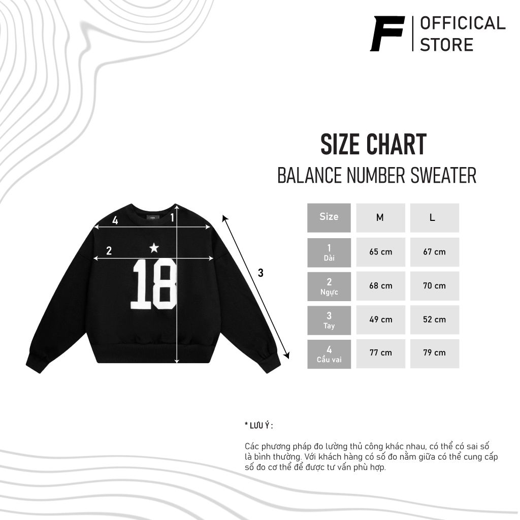 SW7 - BALANCE NUMBER SWEATER - WHITE