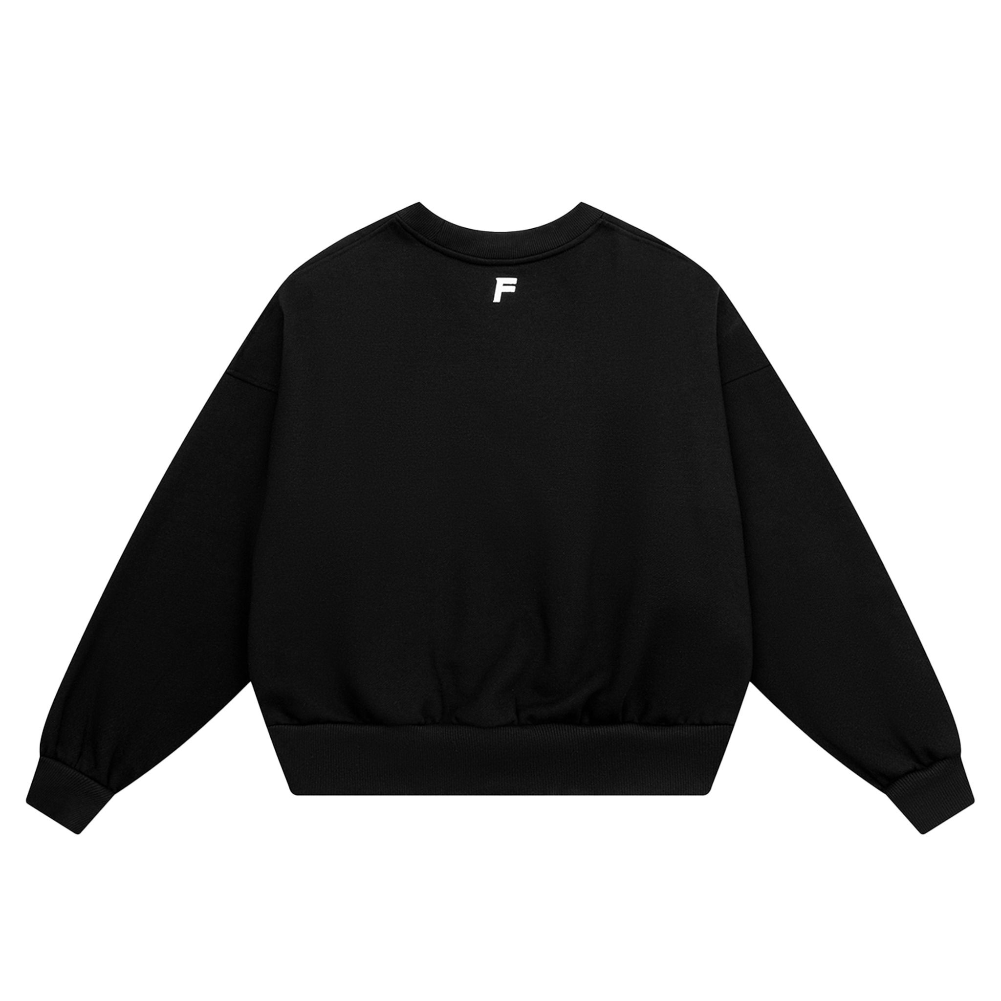 SW8 - BALANCE NUMBER SWEATER - BLACK