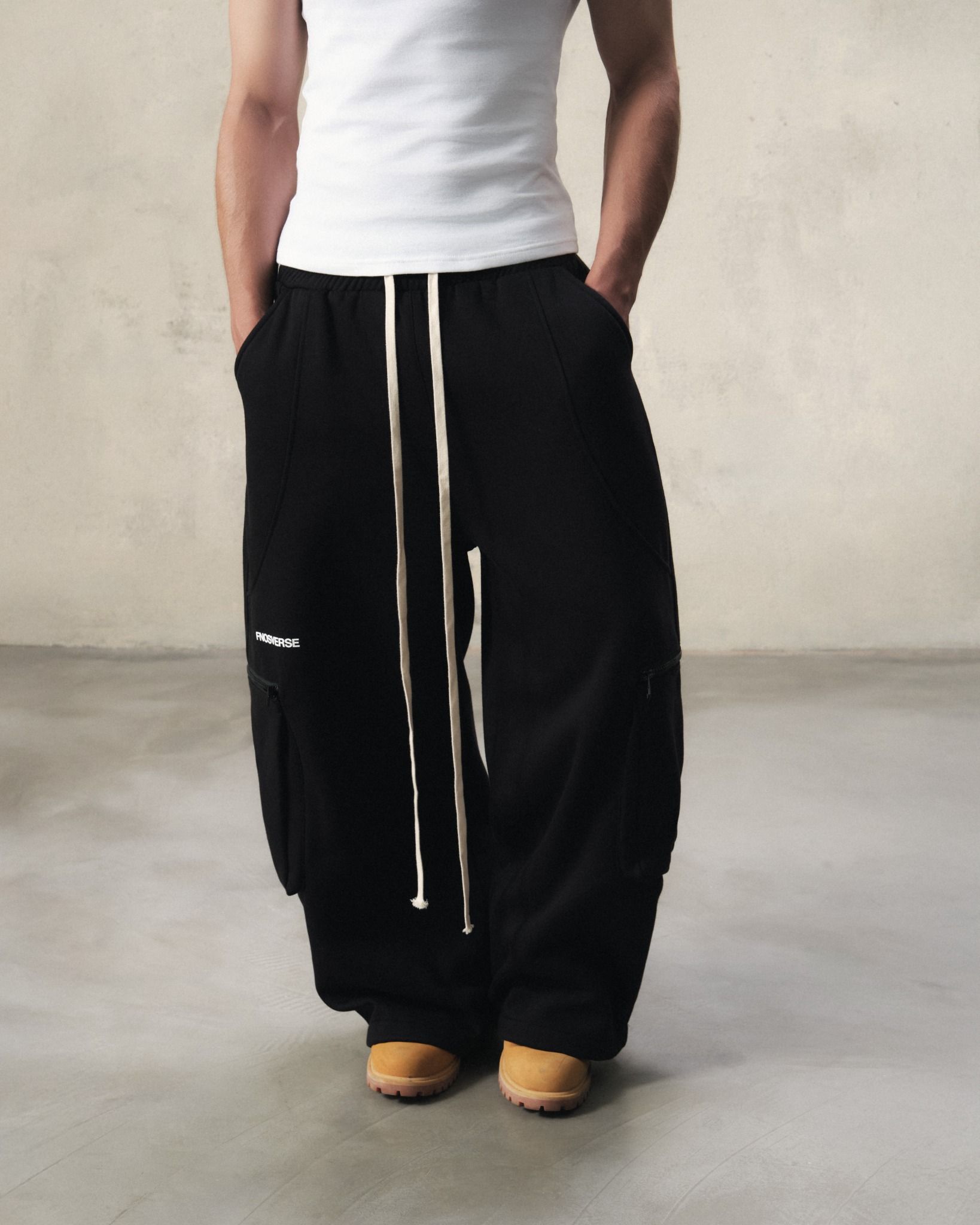 PSP1 - FNOS FERMETURE SWEAT PANTS - BLACK