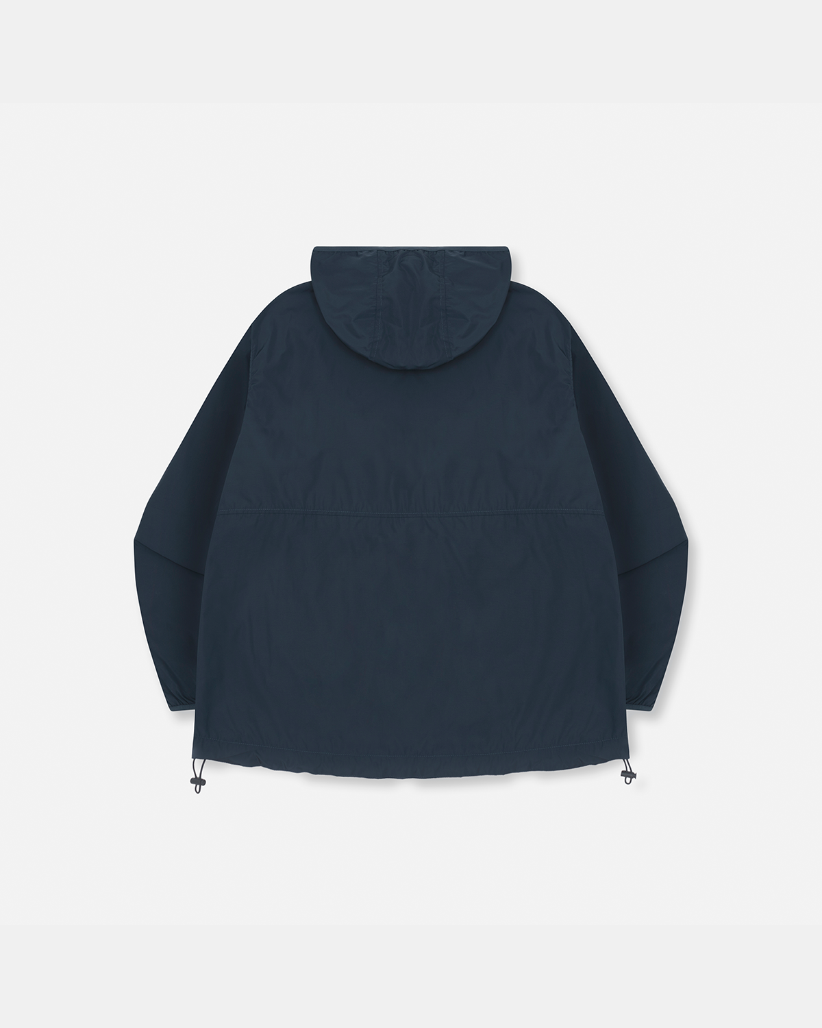 JK6 - FNOS LOGO HOODED WINDBREAKER - STEEL BLUE