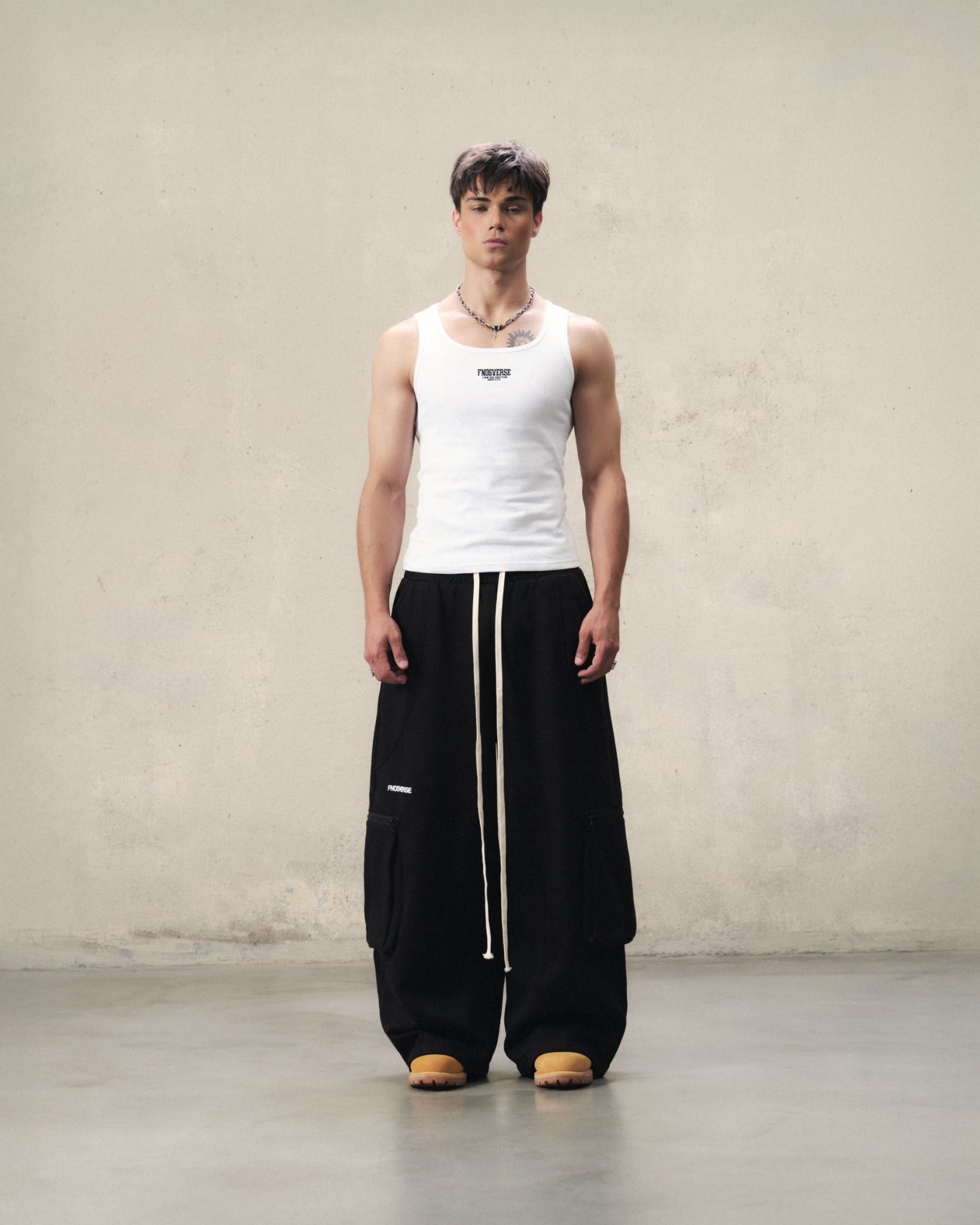 PSP1 - FNOS FERMETURE SWEAT PANTS - BLACK