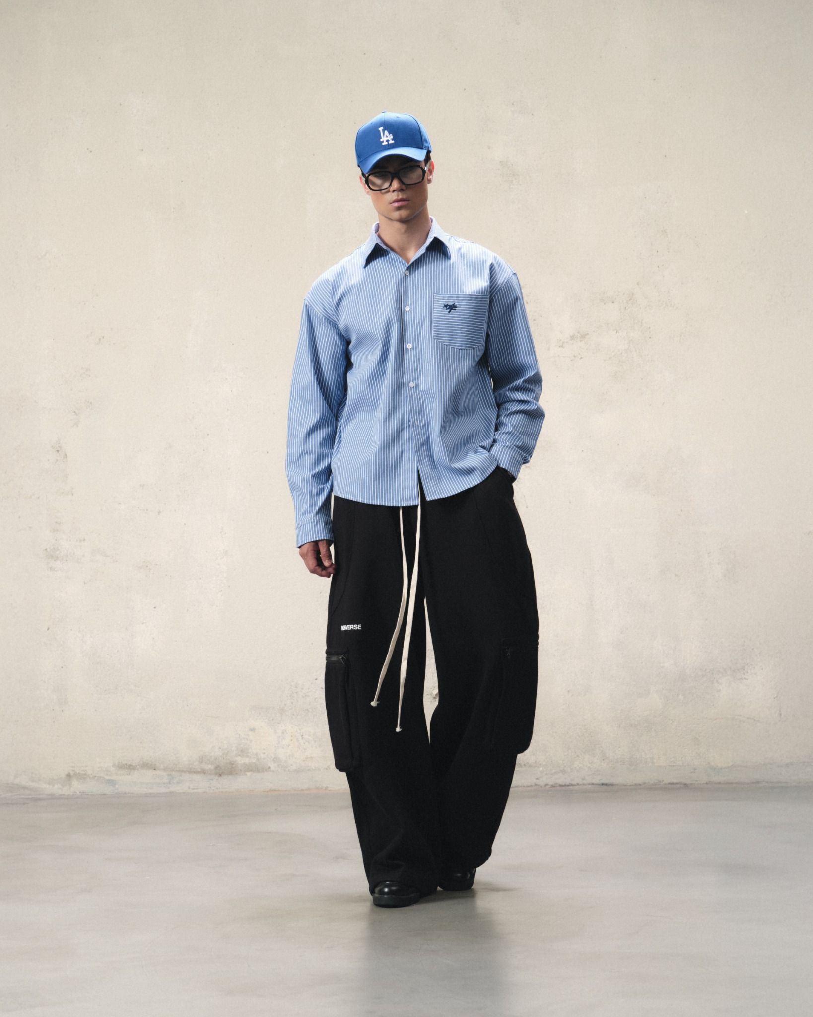SH1 - FNOS STRIPED OXFORD SHIRT