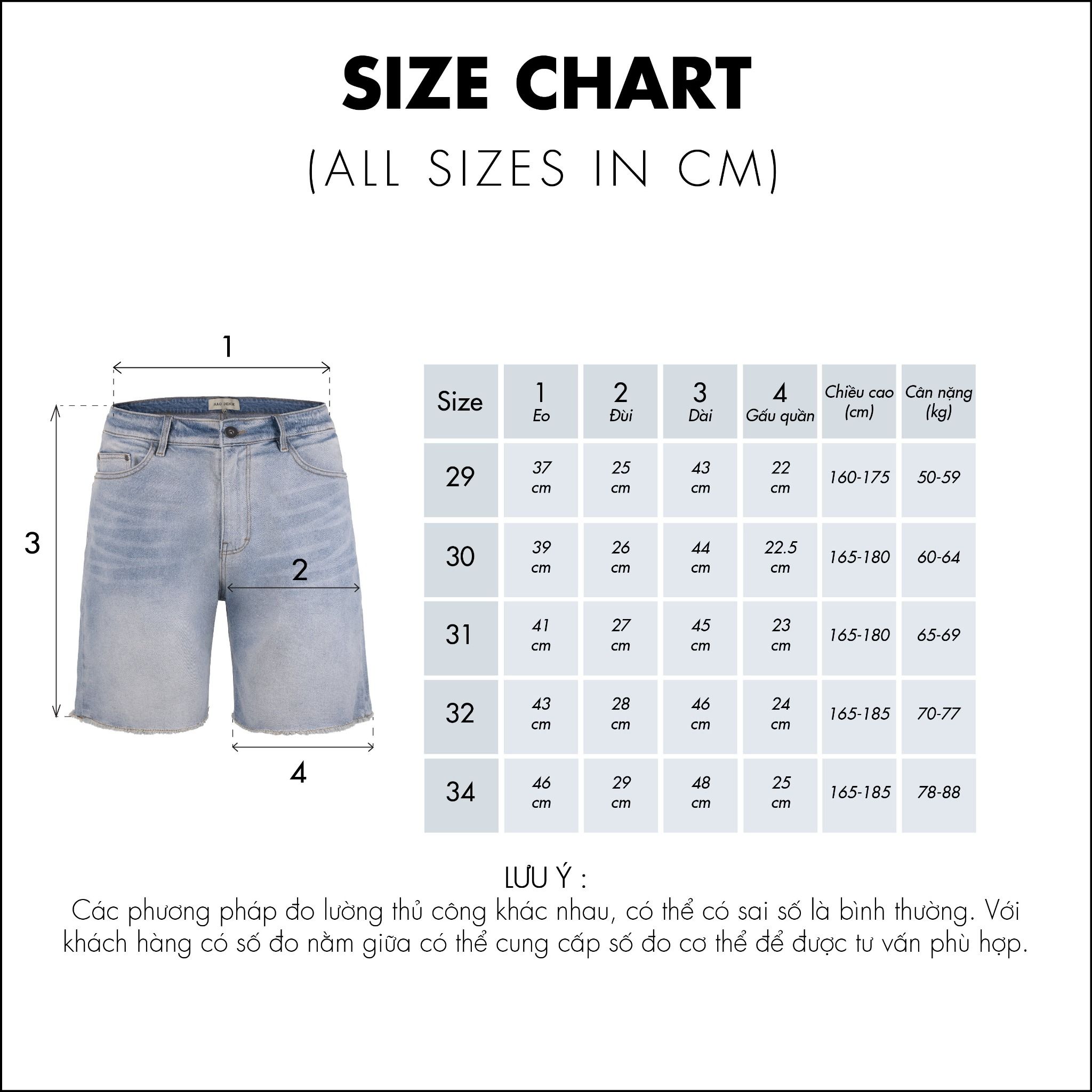 SJ22 - DENIM SHORTS - DIRTY BLUE