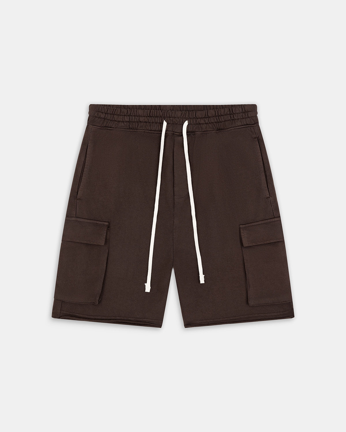 SNC3 - WASHED CARGO SHORTS - CHOCOLATE