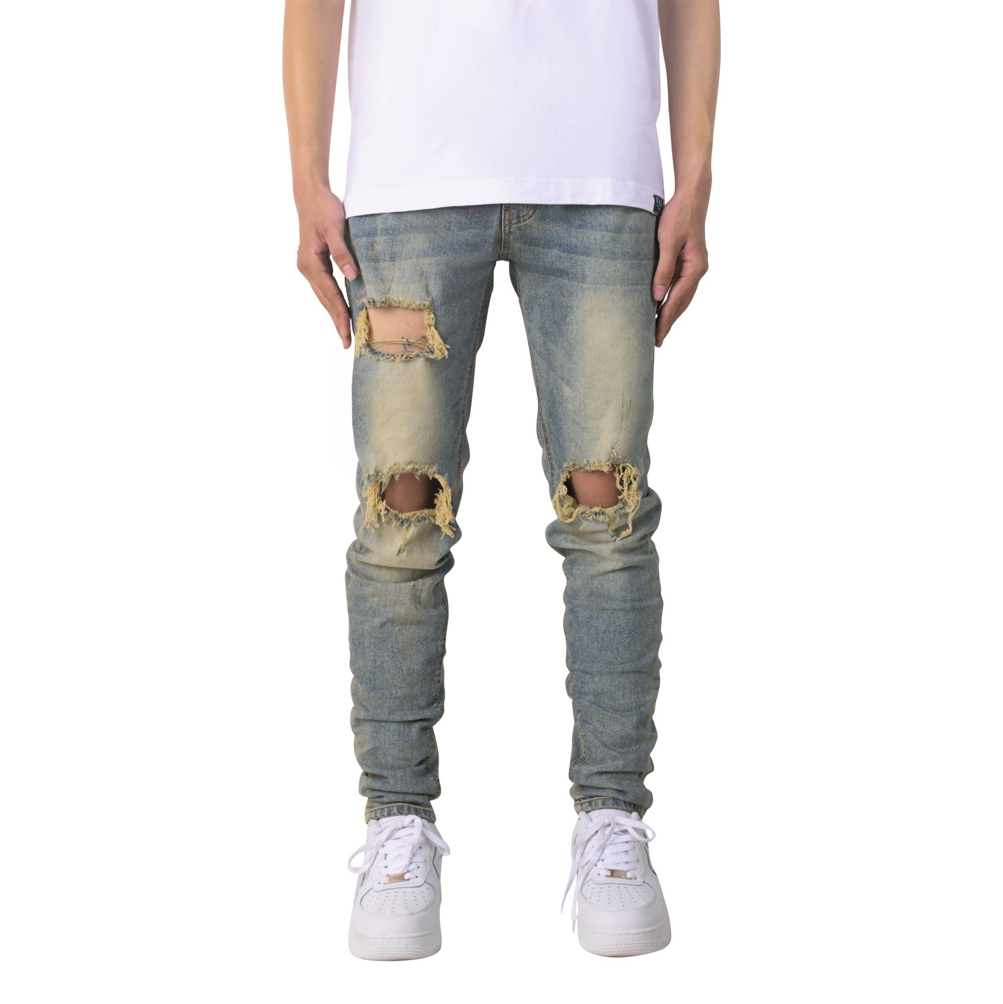NZ10 - RIPPED JEANS - VINTAGE BLUE