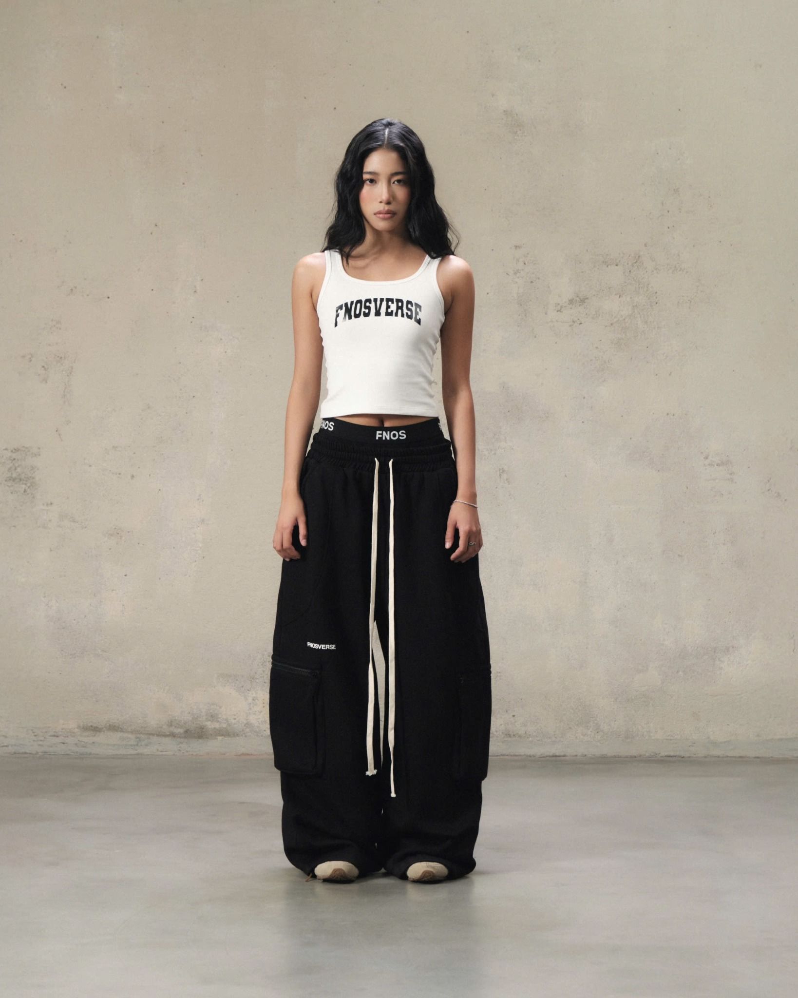 PSP1 - FNOS FERMETURE SWEAT PANTS - BLACK