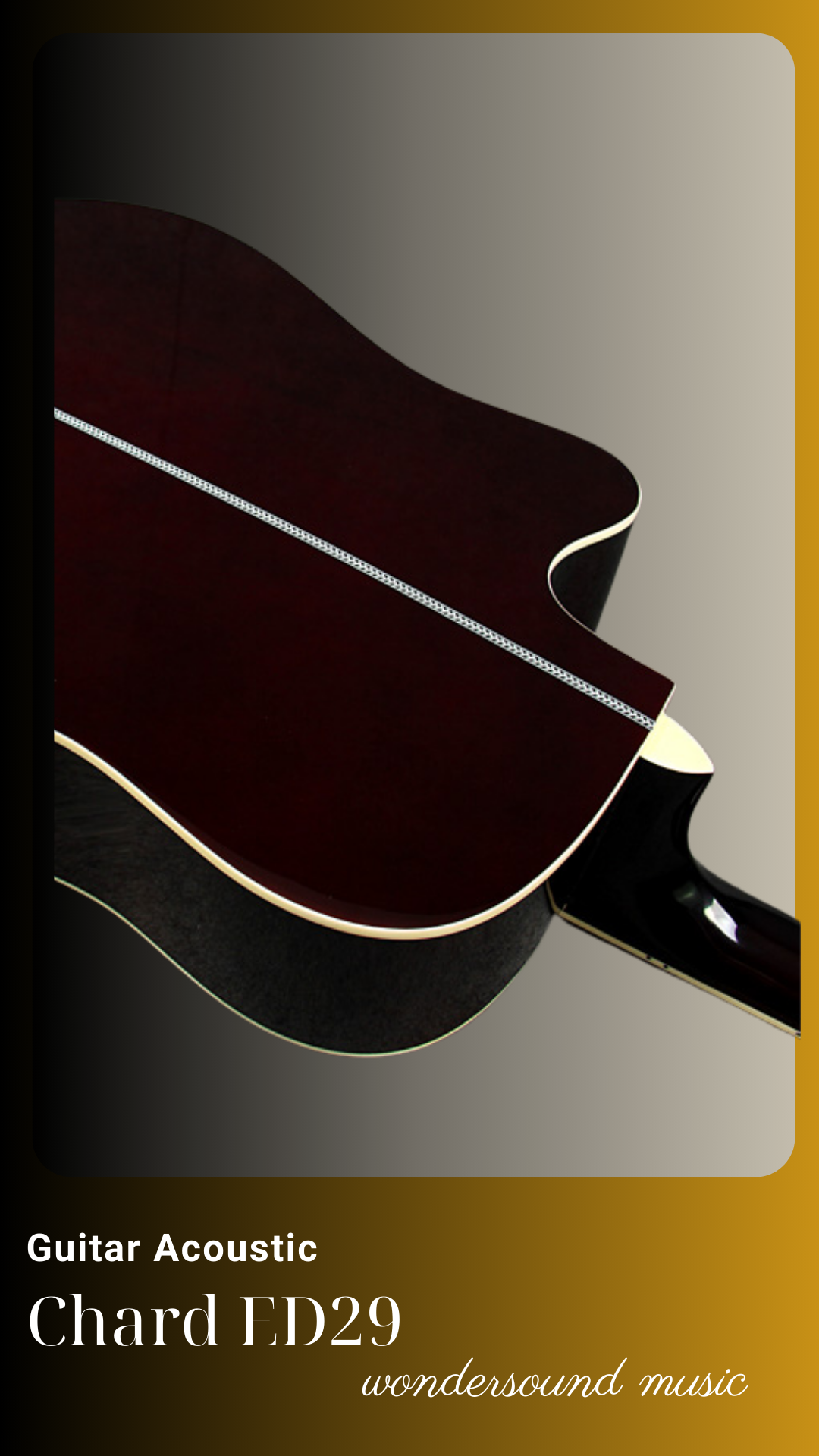 ACOUSIC GUITAR CHARD ED29