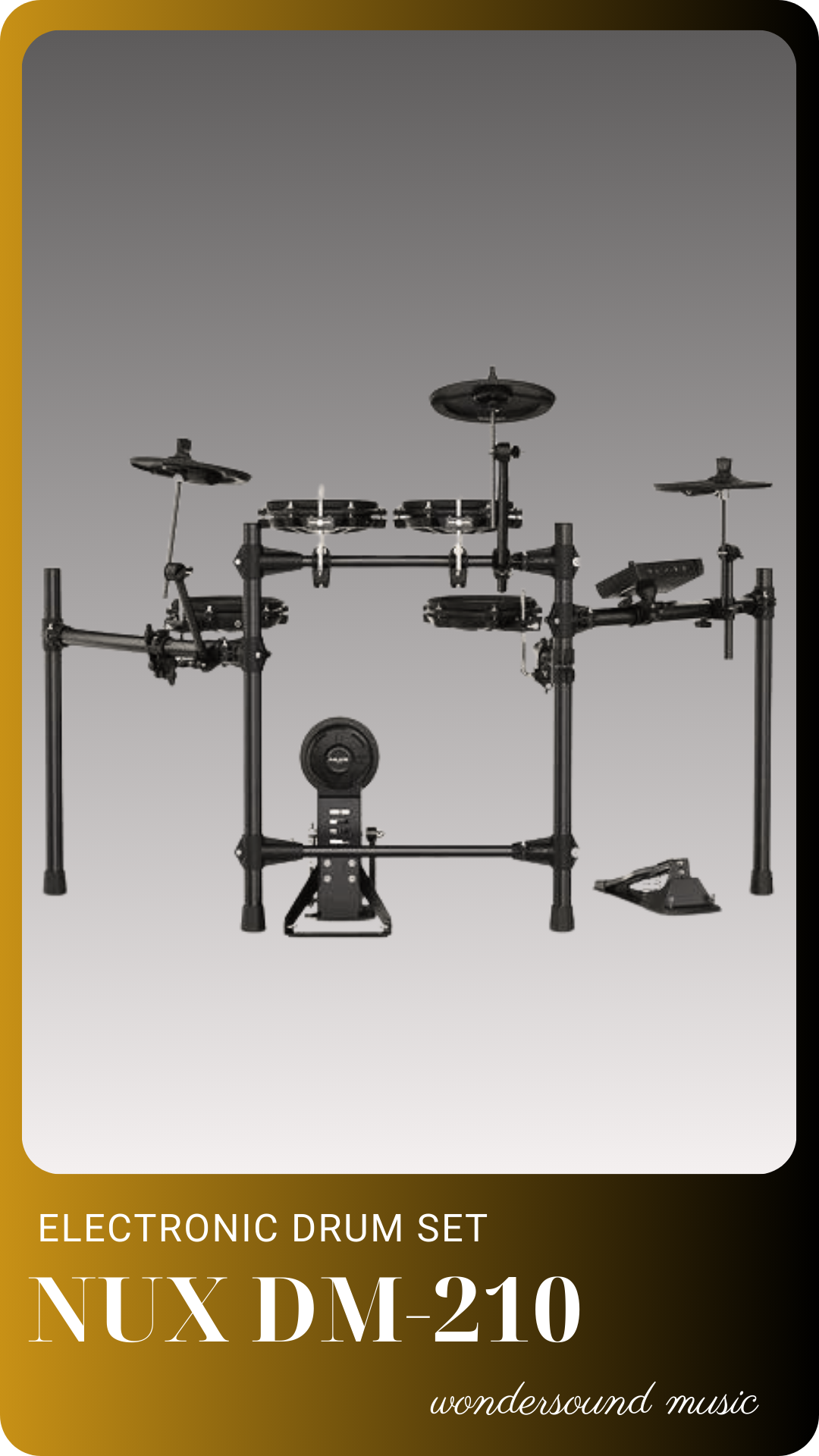 ELECTRONIC DRUM SET DM-210