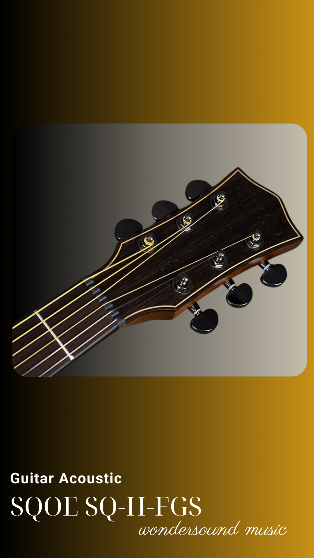 ACOUSIC GUITAR SQOE SQ-H-FGS